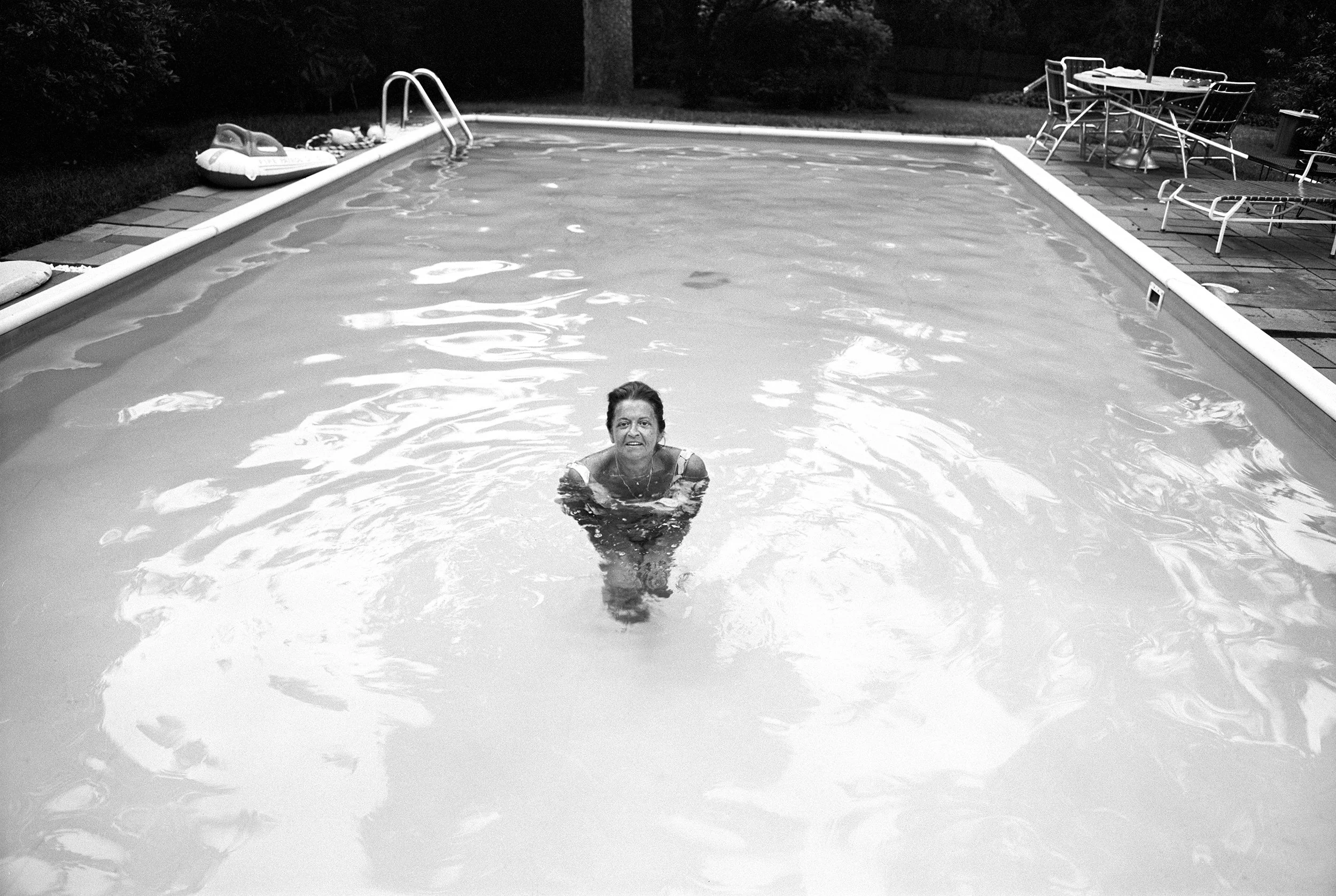 Mom, Backyard, Newton, MA, 1973