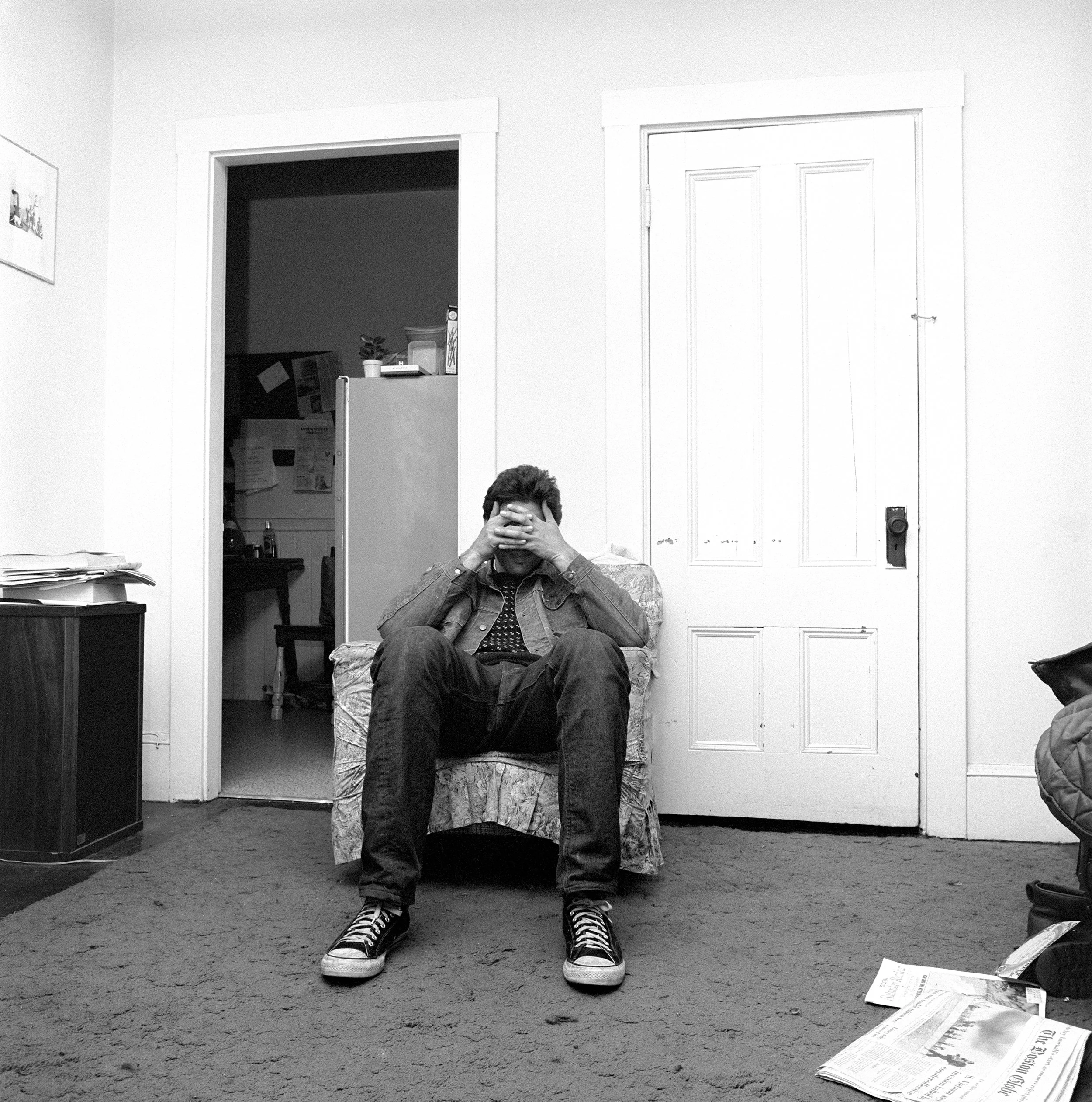 Lewis, Living Room, Cambridge, MA, 1973