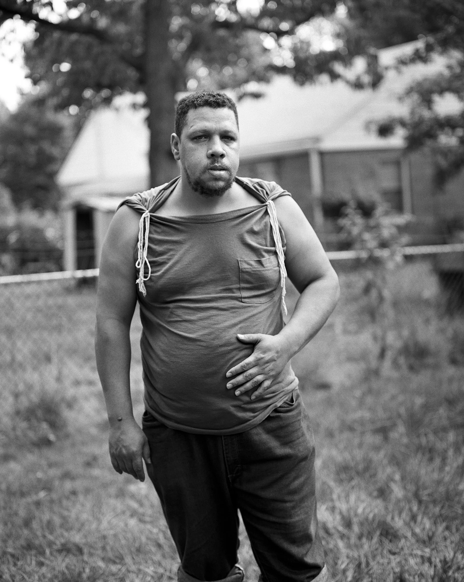 Renaldo, in Cinderella’s backyard, Temple Hills, Maryland, 1997