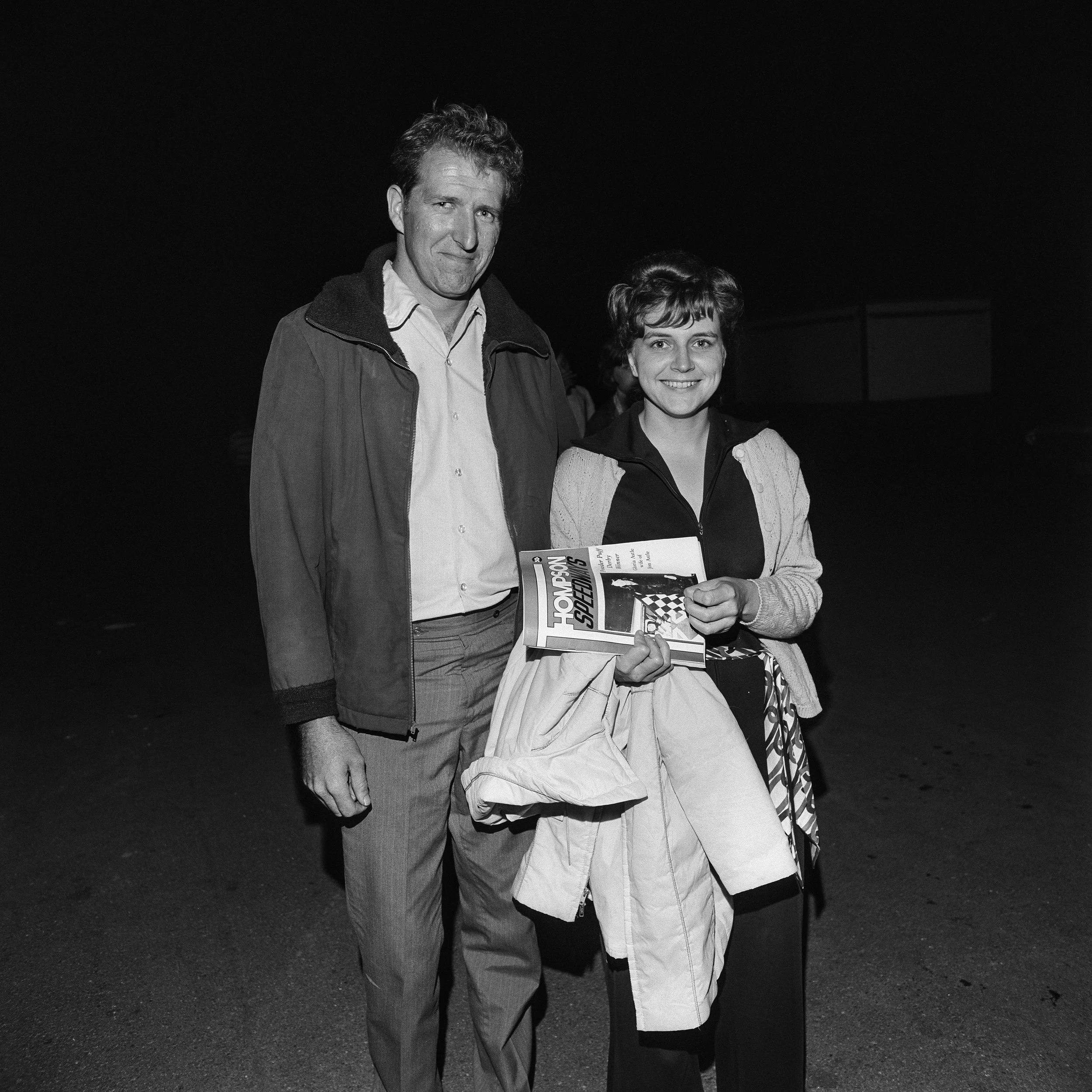 Joe and MaryLynn, Thompson Speedway, Thompson, CT, 1972