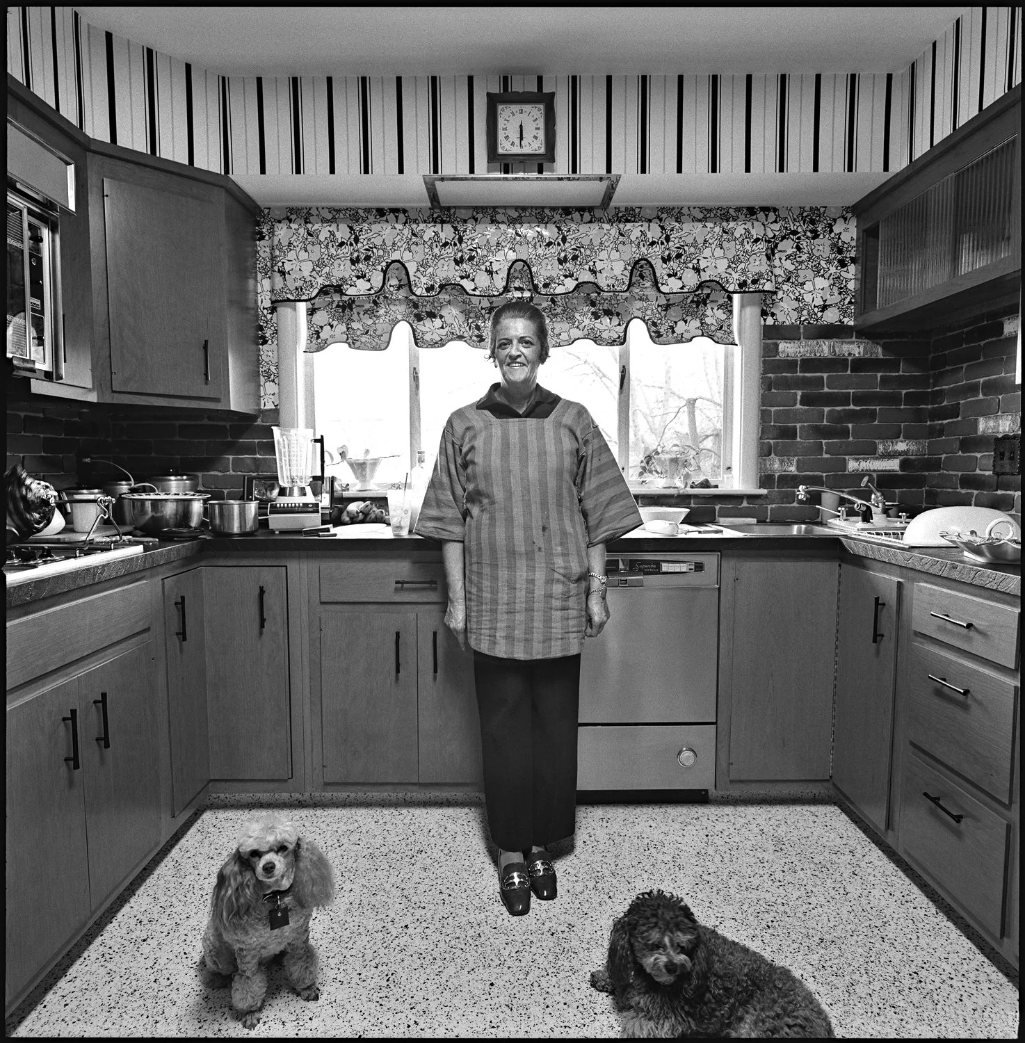 Mom in Kitchen, Newton, MA, 1972