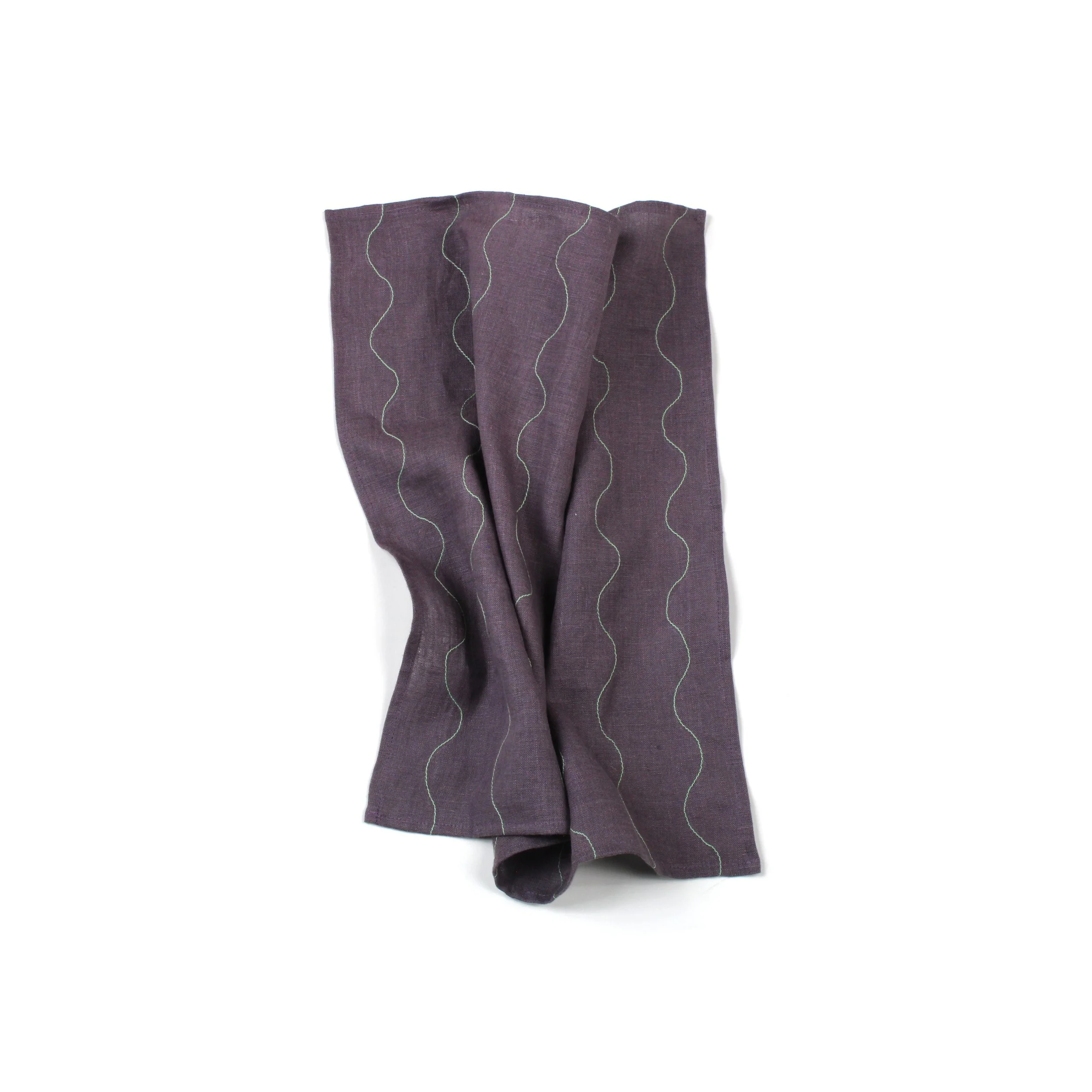 Grape and Sage Wavy Napkin