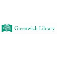 Greenwich Library logo with a stylized tree icon and the text 'Greenwich Library'.