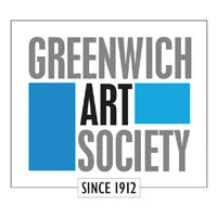 Greenwich Art Society logo with text and geometric shapes