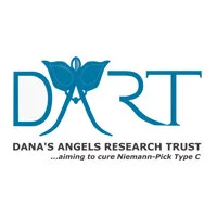 Logo for Dana's Angels Research Trust featuring a blue butterfly