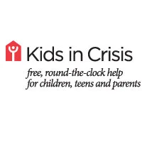 Kids in Crisis logo with red icon and black text
