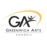 Greenwich Arts Council logo with stylized human figure and arc