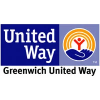 United Way logo with the words 'Greenwich United Way' beneath it.