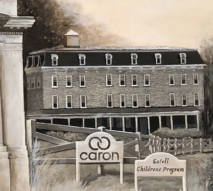 Concern for the Greater Good mural • 67 x 205" • philanthropy mural • 30 philanthropic programs, 2 countries, 95 portraits, 21 landmarks