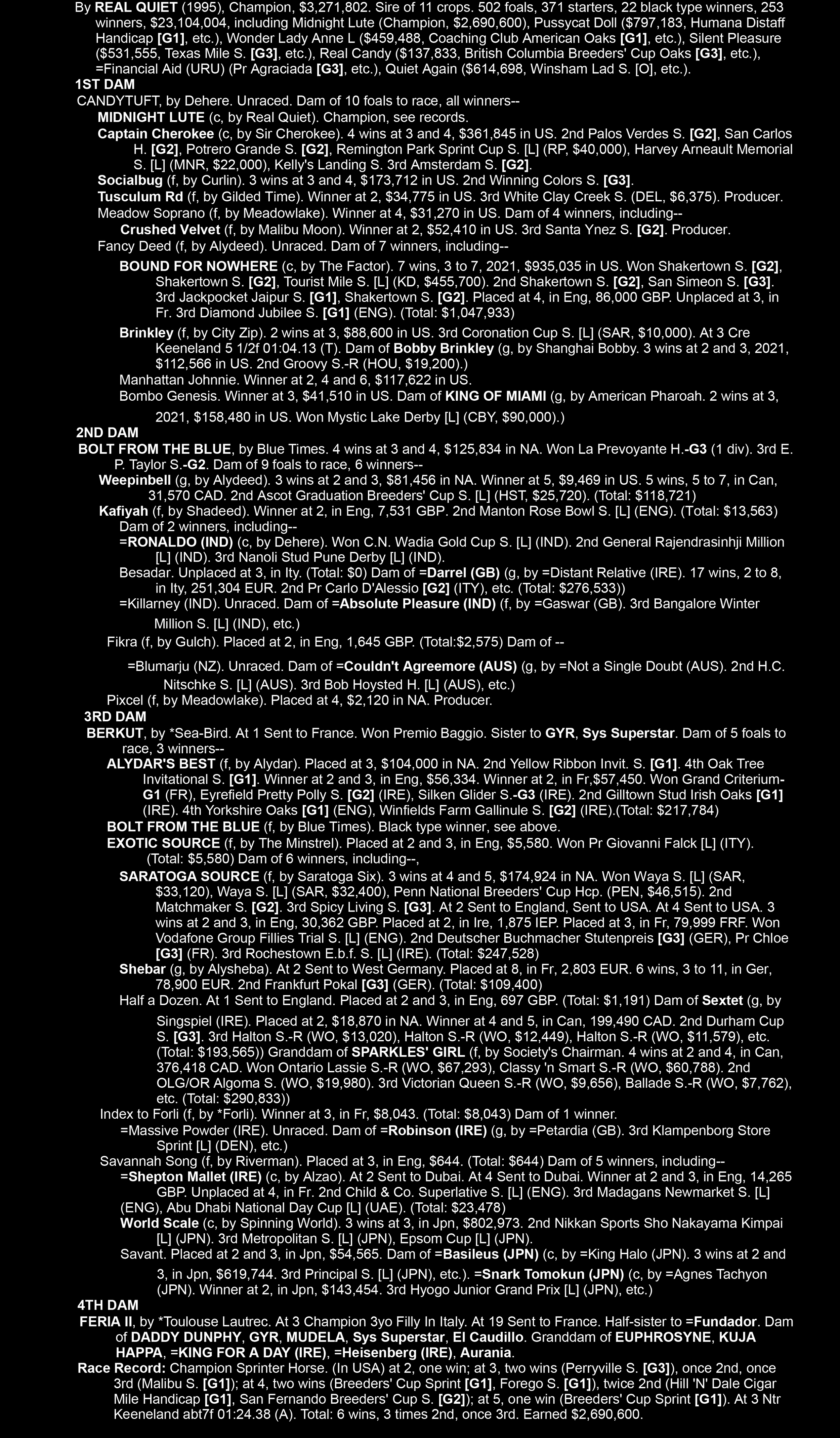 Midnight Lute — Hill 'n' Dale Farms