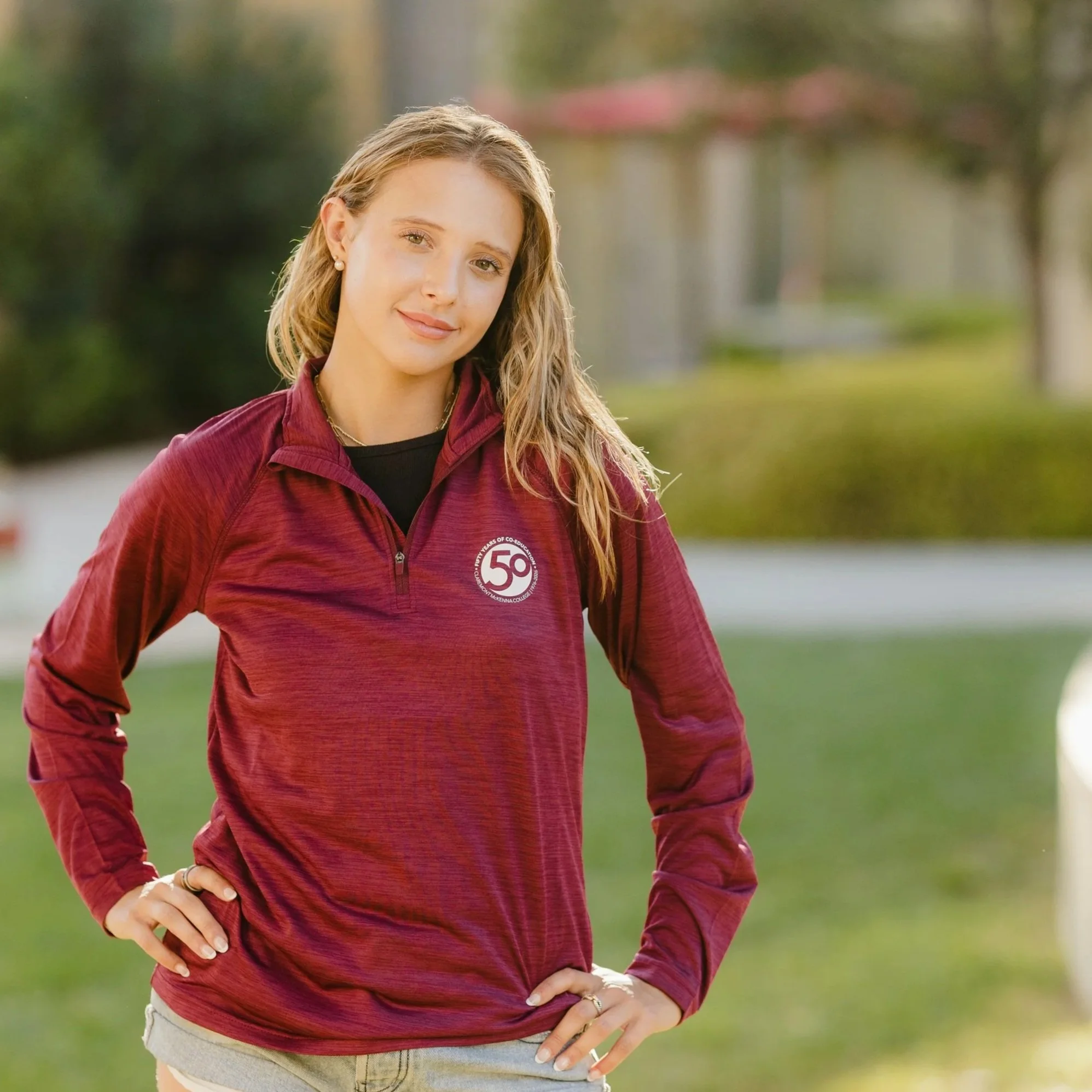 Ladies Space Dye 50 Years Performance Pullover