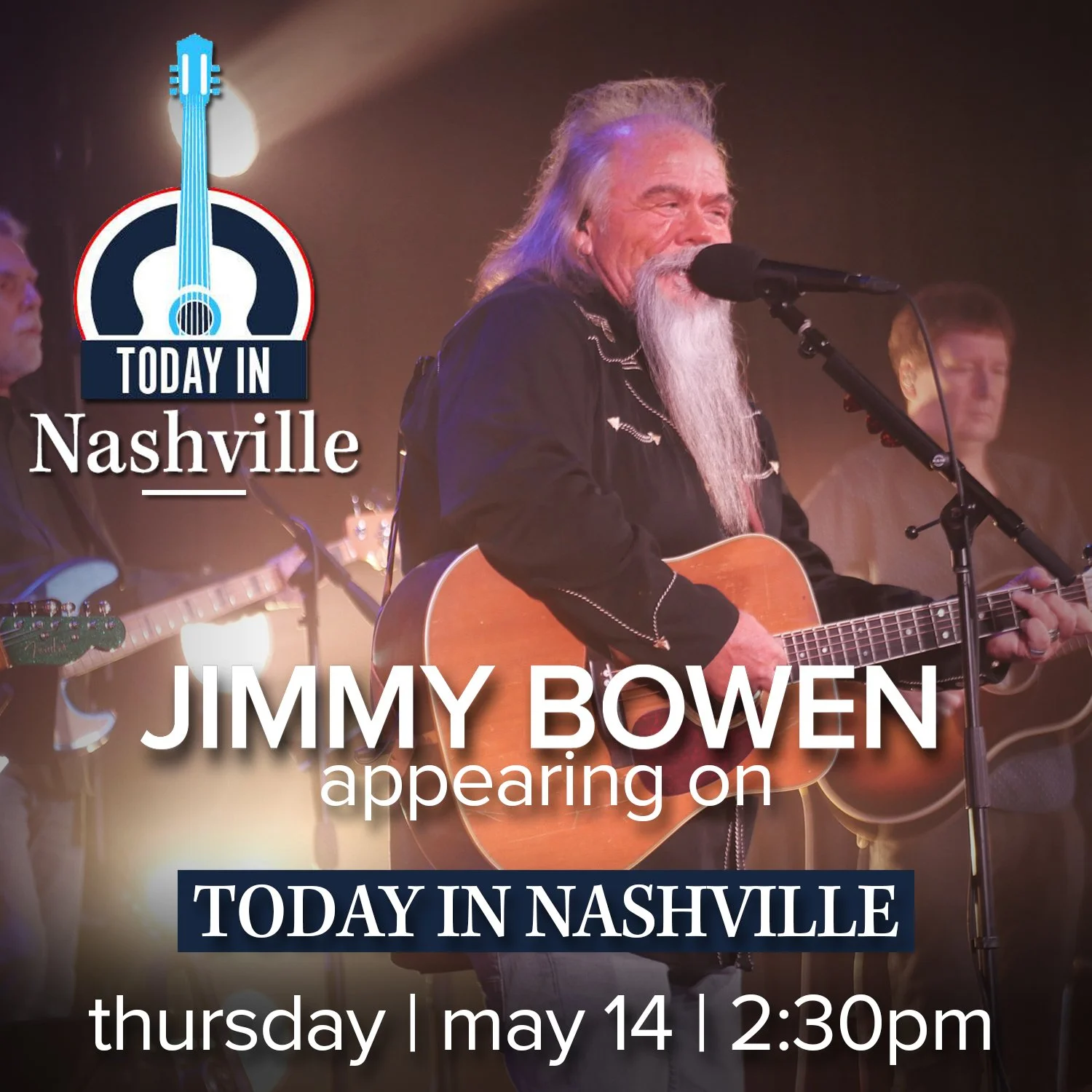 Jimmy Bowen To Appear on “Today in Nashville” Ahead of Season 12 Taping