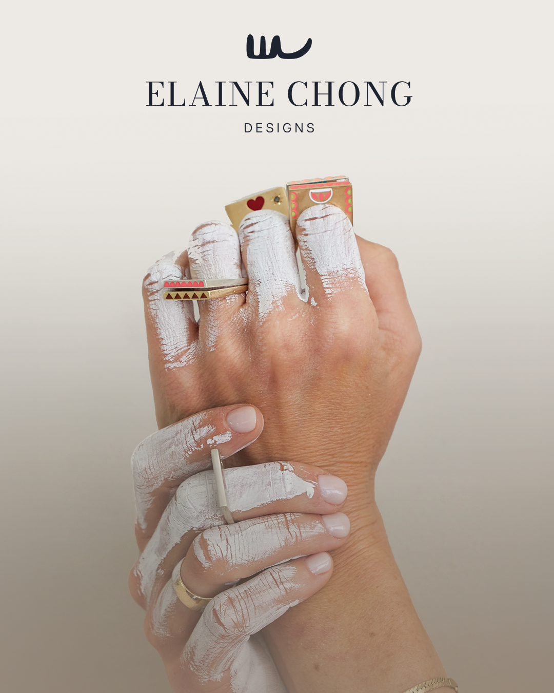 Julia Gomelsky Design for Elaine Chong Designs social media post