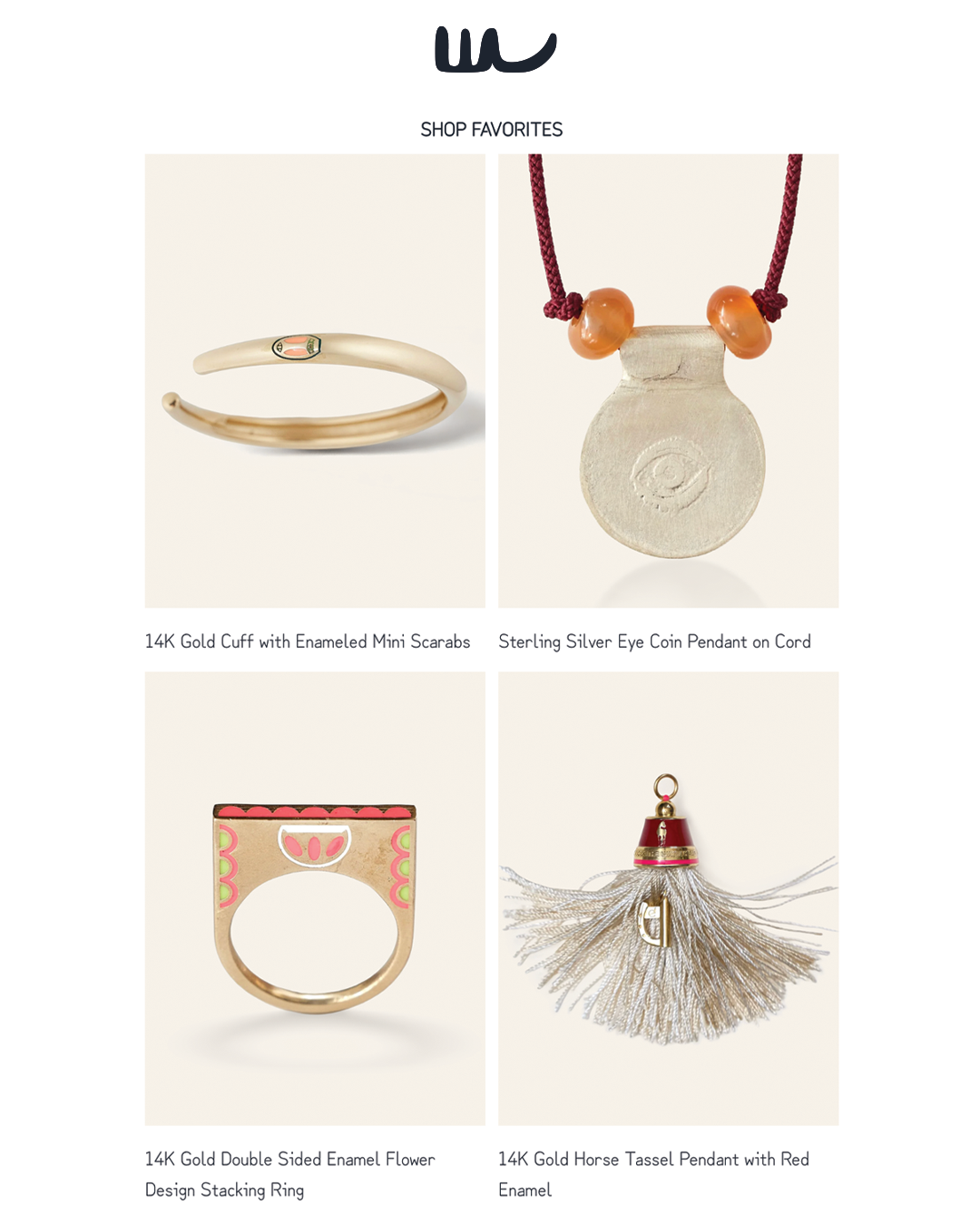 Julia Gomelsky Design for Elaine Chong Designs social media post, shop favorites products