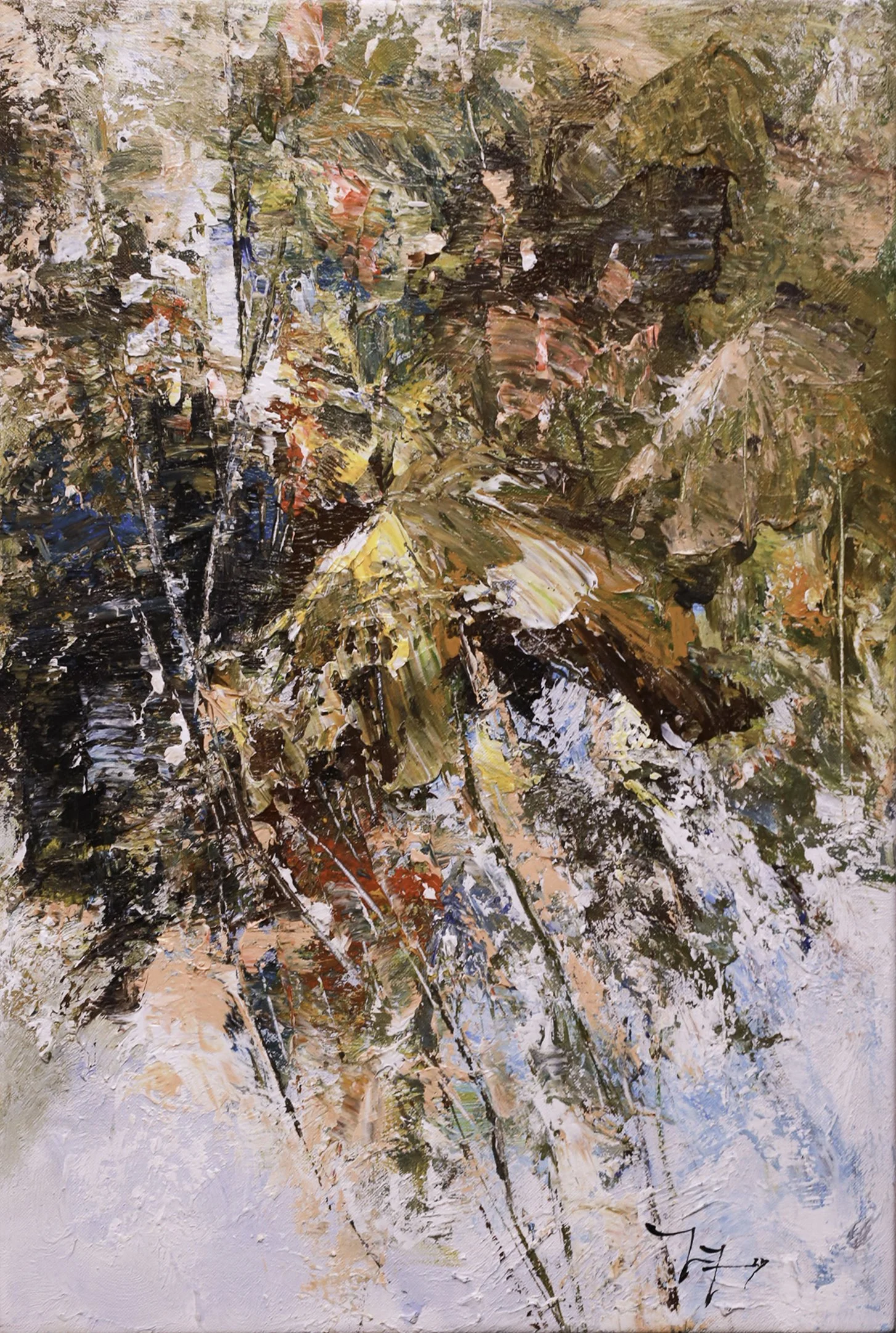 Ascension
Oil on Canvas
24"h x 16w" (60.96cm x 40.64cm)