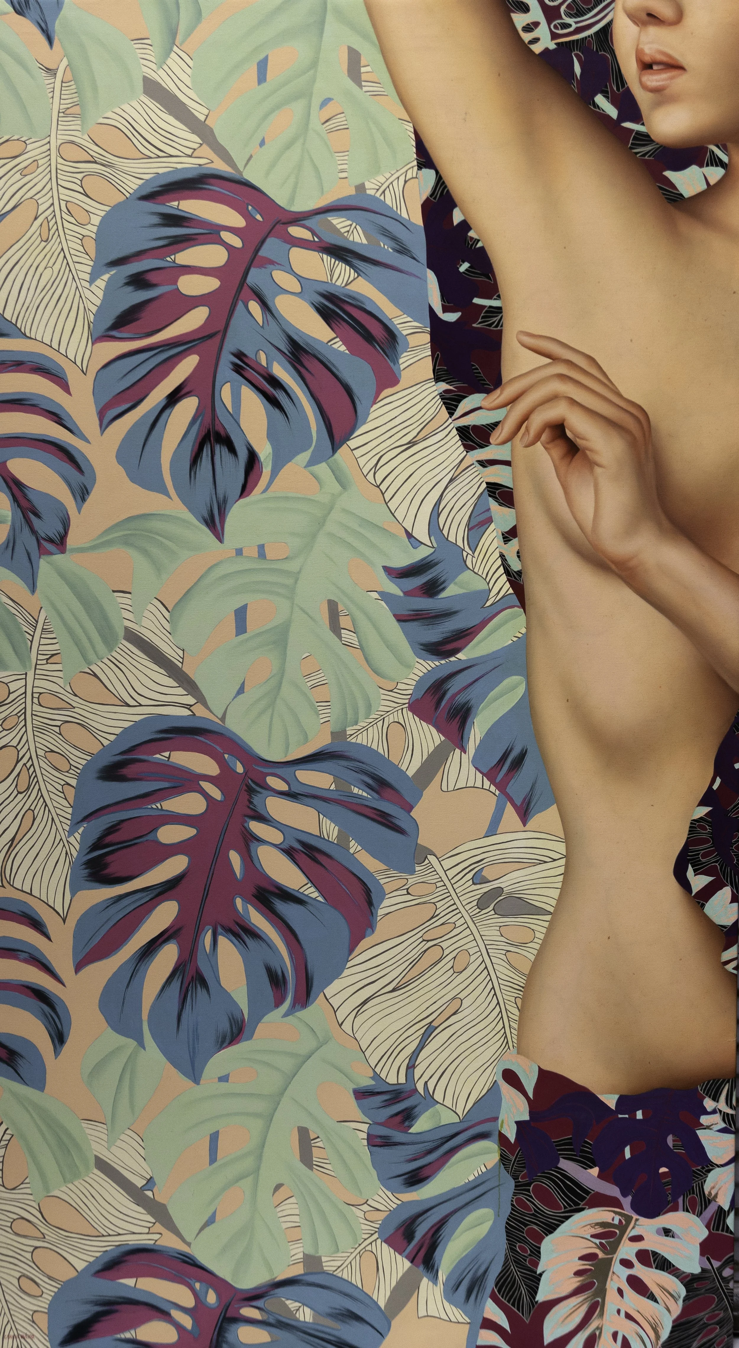 Alive 
Oil On Canvas
78.75"h x 43"w (200.025cm x 109.22cm)