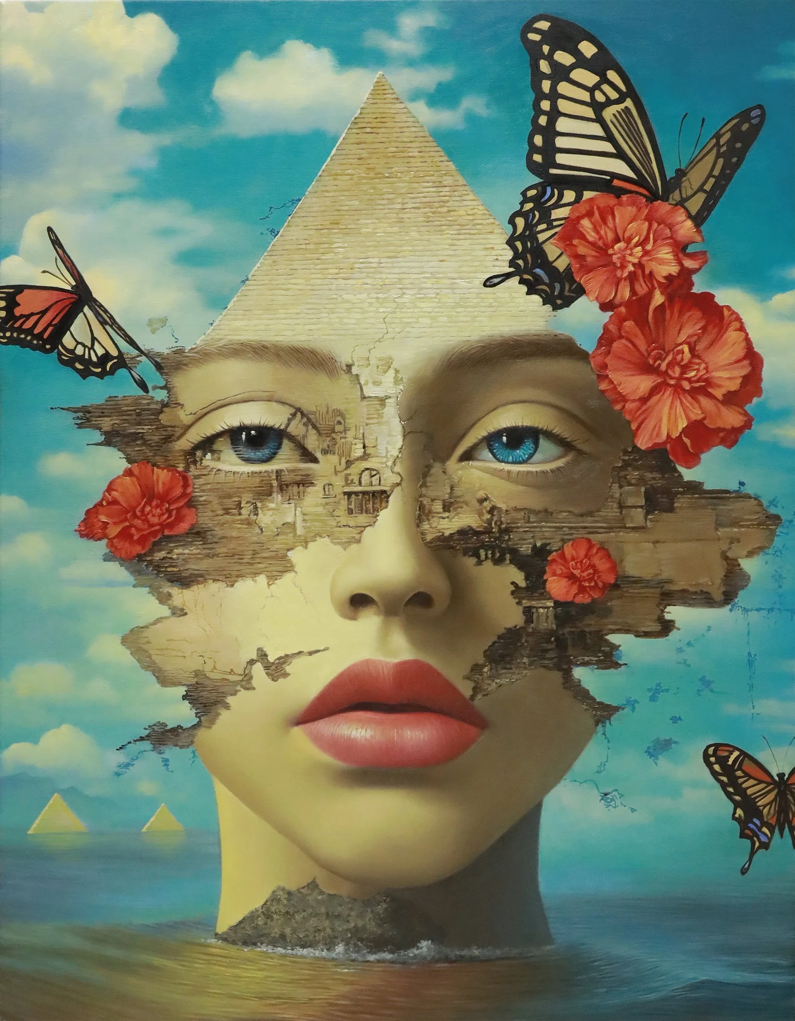 Metamorphosis 39.5”H x 30”W I 100.33cm x 76.2 cm
