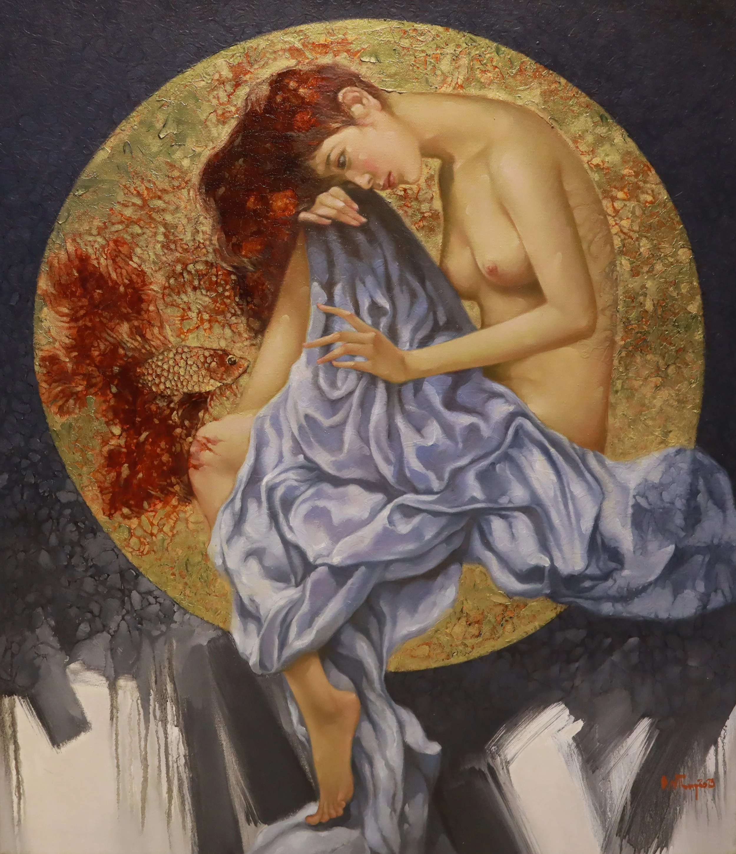 Sunflare
Oil On Canvas
46.5 x 39 in (118.11cm x 99.06 cm)