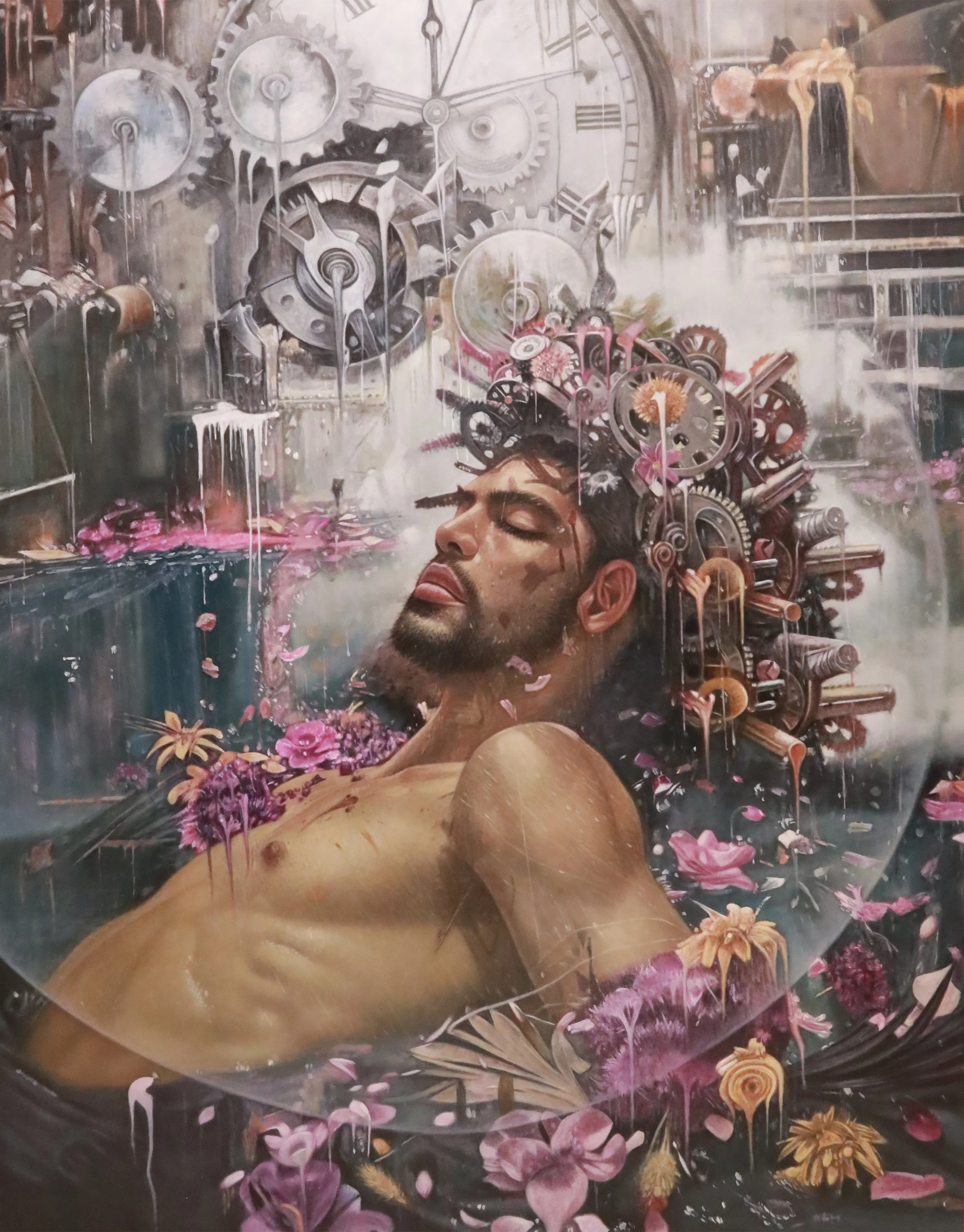 Time
Oil On Canvas
51"h x 39"w