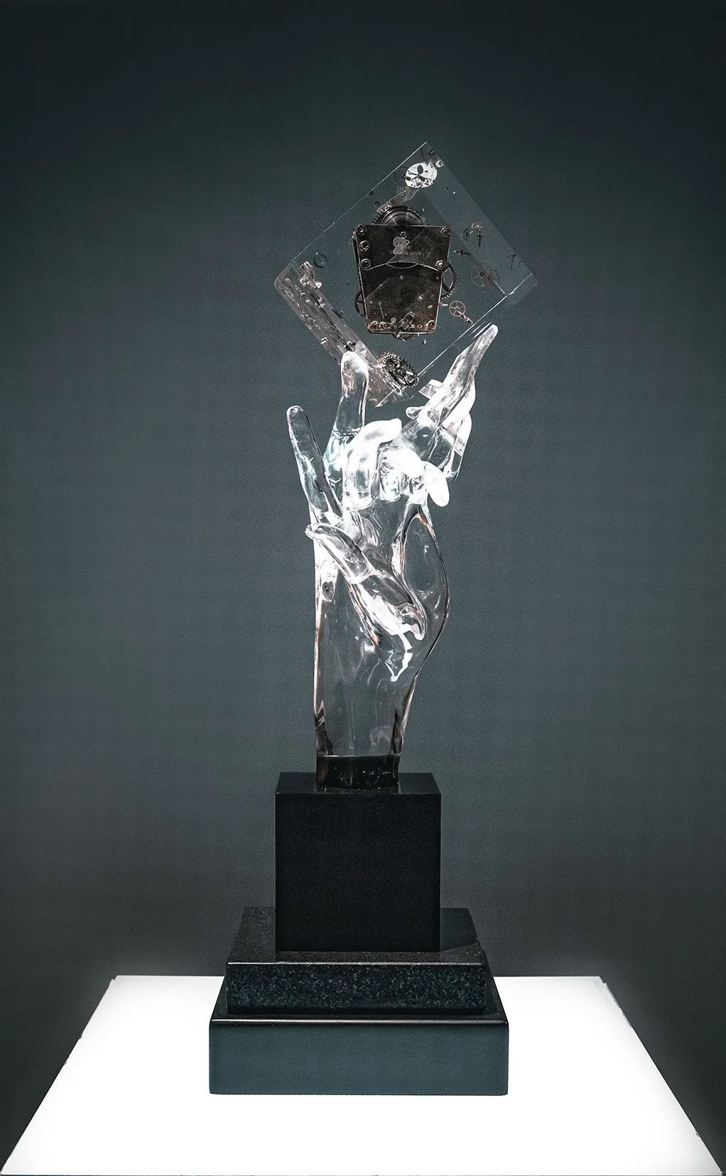 Holding Time II
Lucite
20.5"h x 7"w x 6"d