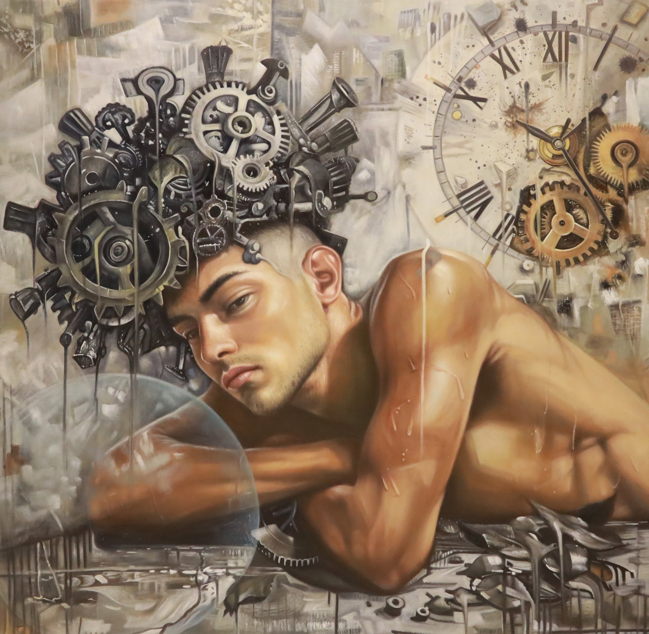 Movement
Oil On Canvas
39"h x 39"w