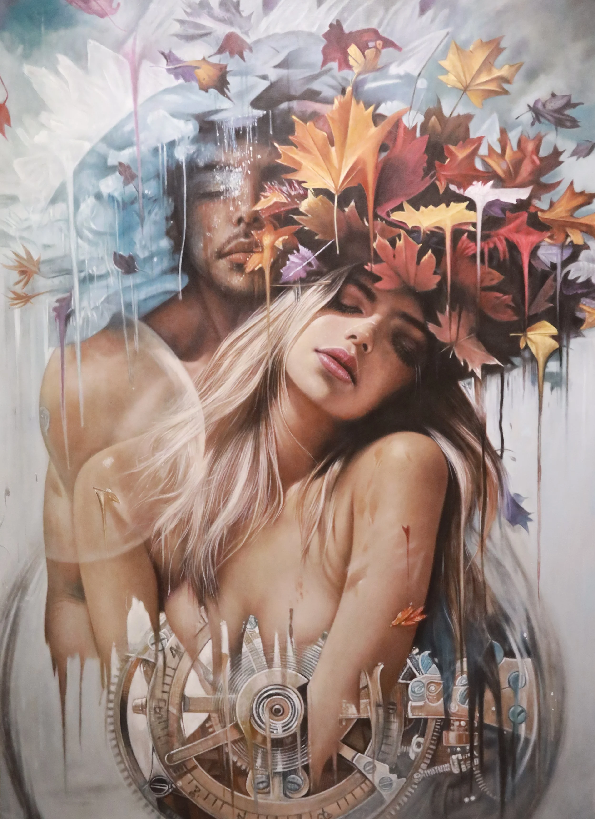 The Embrace
Oil On Canvas
55"h x 39"w