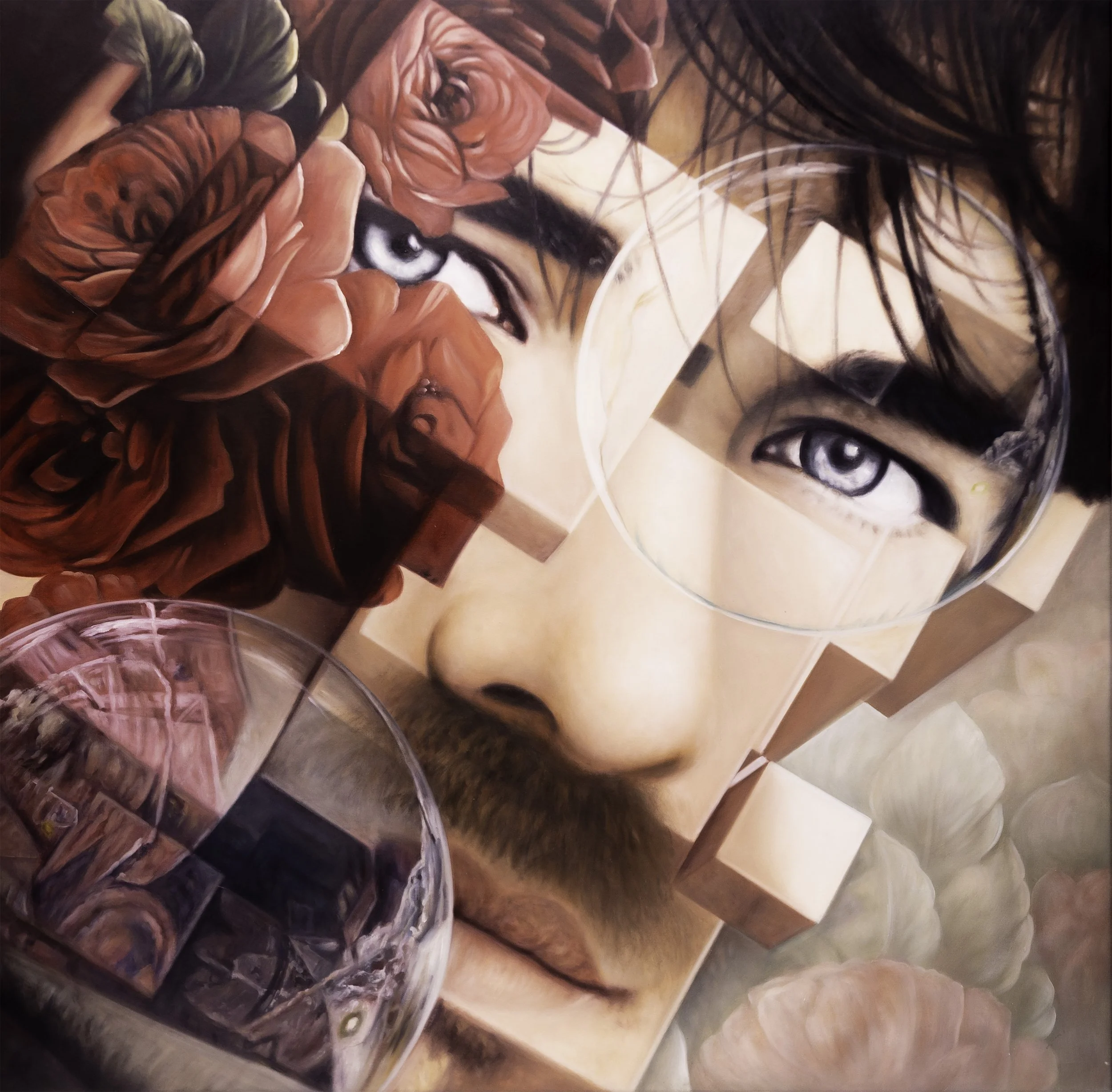 Quantum Mechanics Chapter XXVI Study
Oil On Canvas
39.5"h x 39.5"w