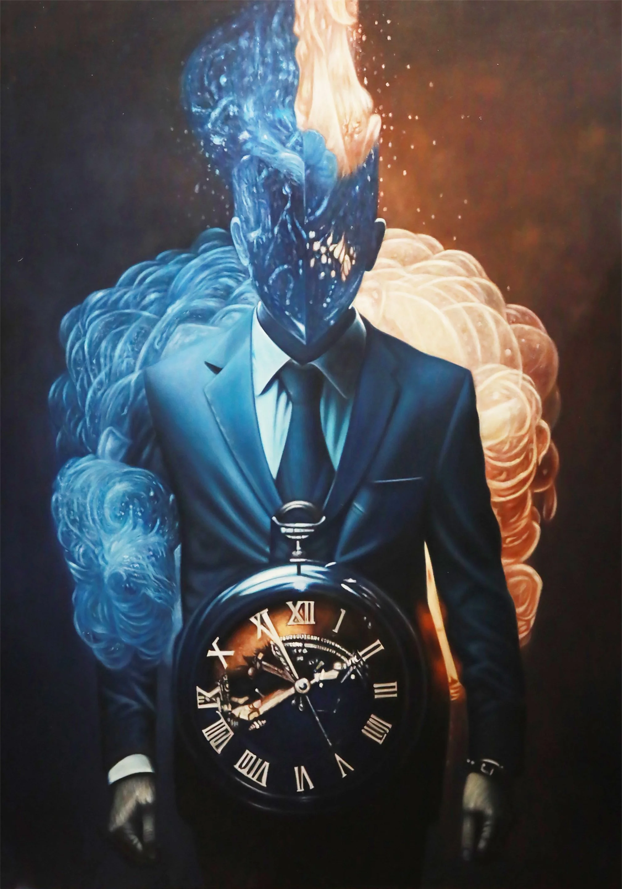 Ectropy IX Heroic
Oil On Canvas
102"h x 73"w