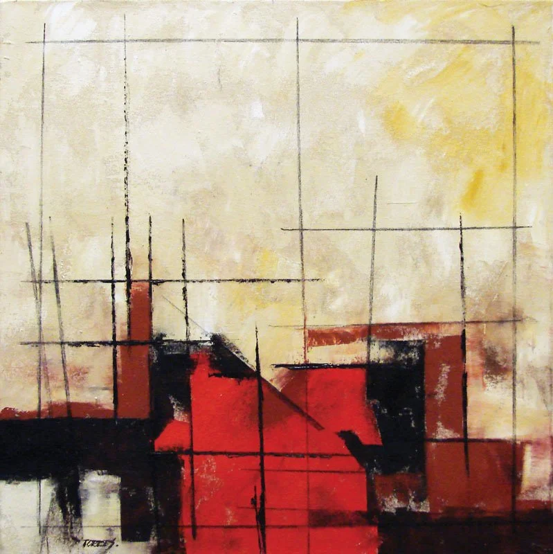 Ortogonal
Oil on Canvas 
20"h x 20"w (50.8cm x 50.8cm)