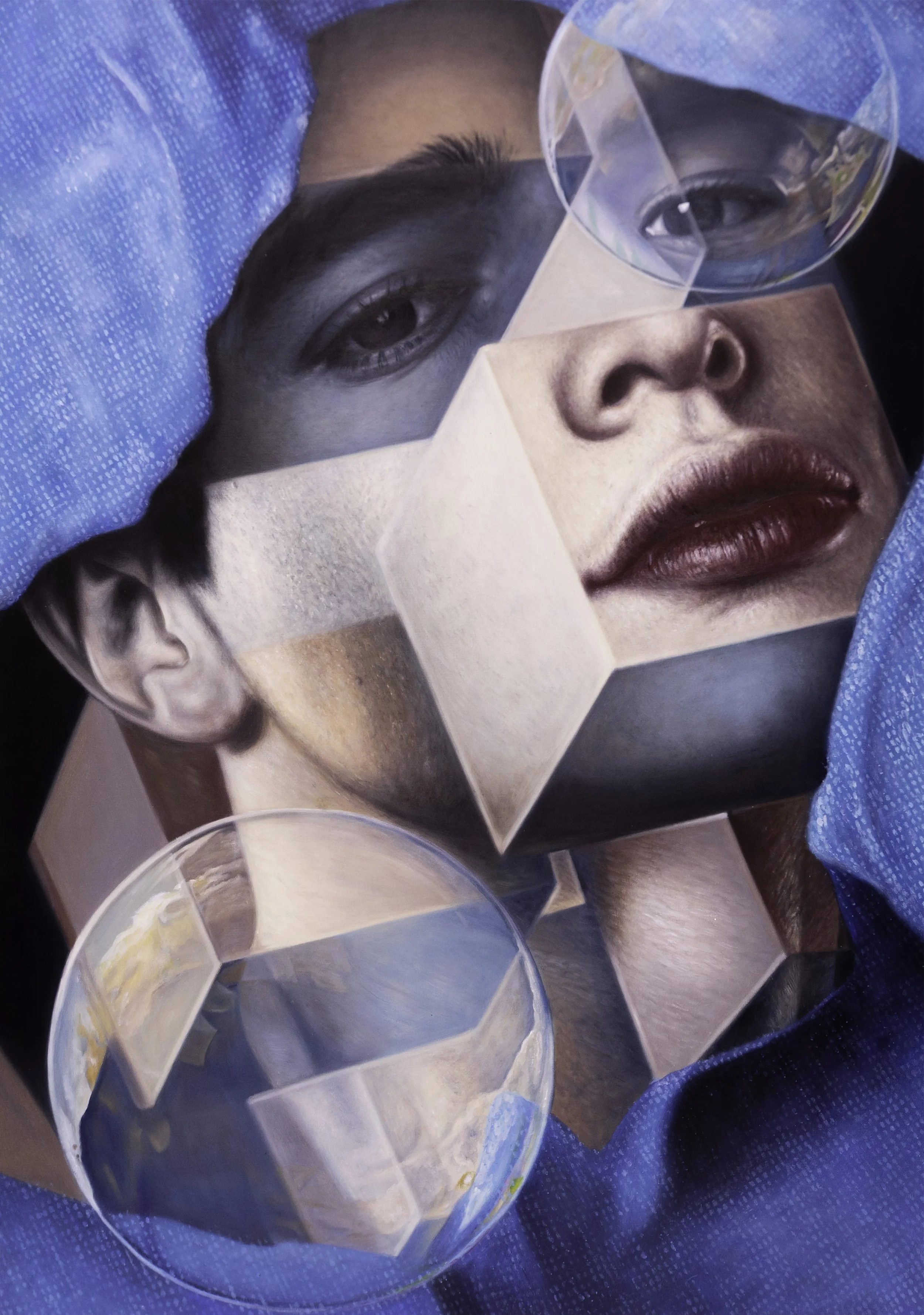 Quantum Mechanics Chapter XXIII Study
Oil On Canvas
39.5"h x 27.5"w