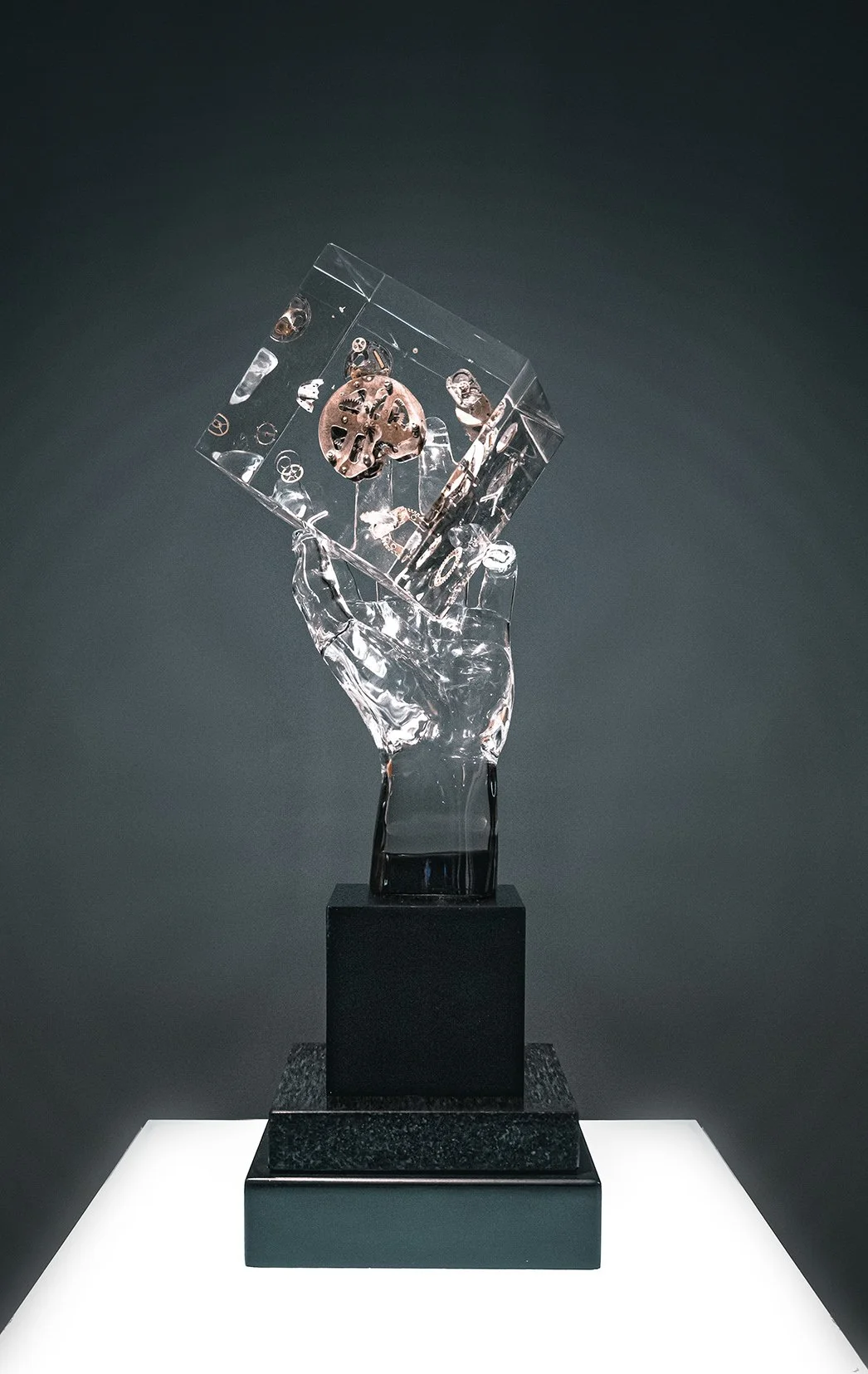 Holding Time III
Lucite
19"h x 10"w x 9"d