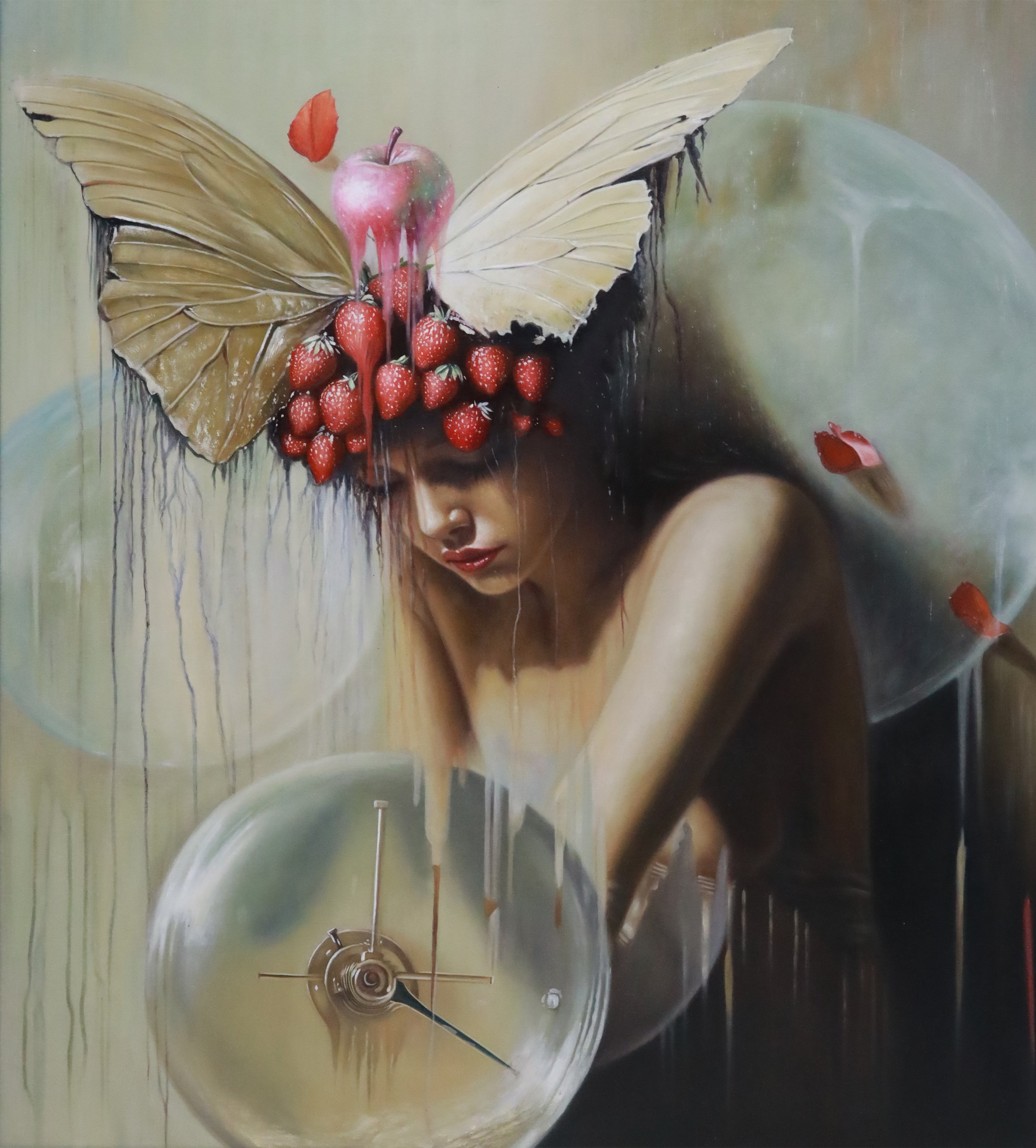 Reflect
oil on canvas
39.5"h x 35"w