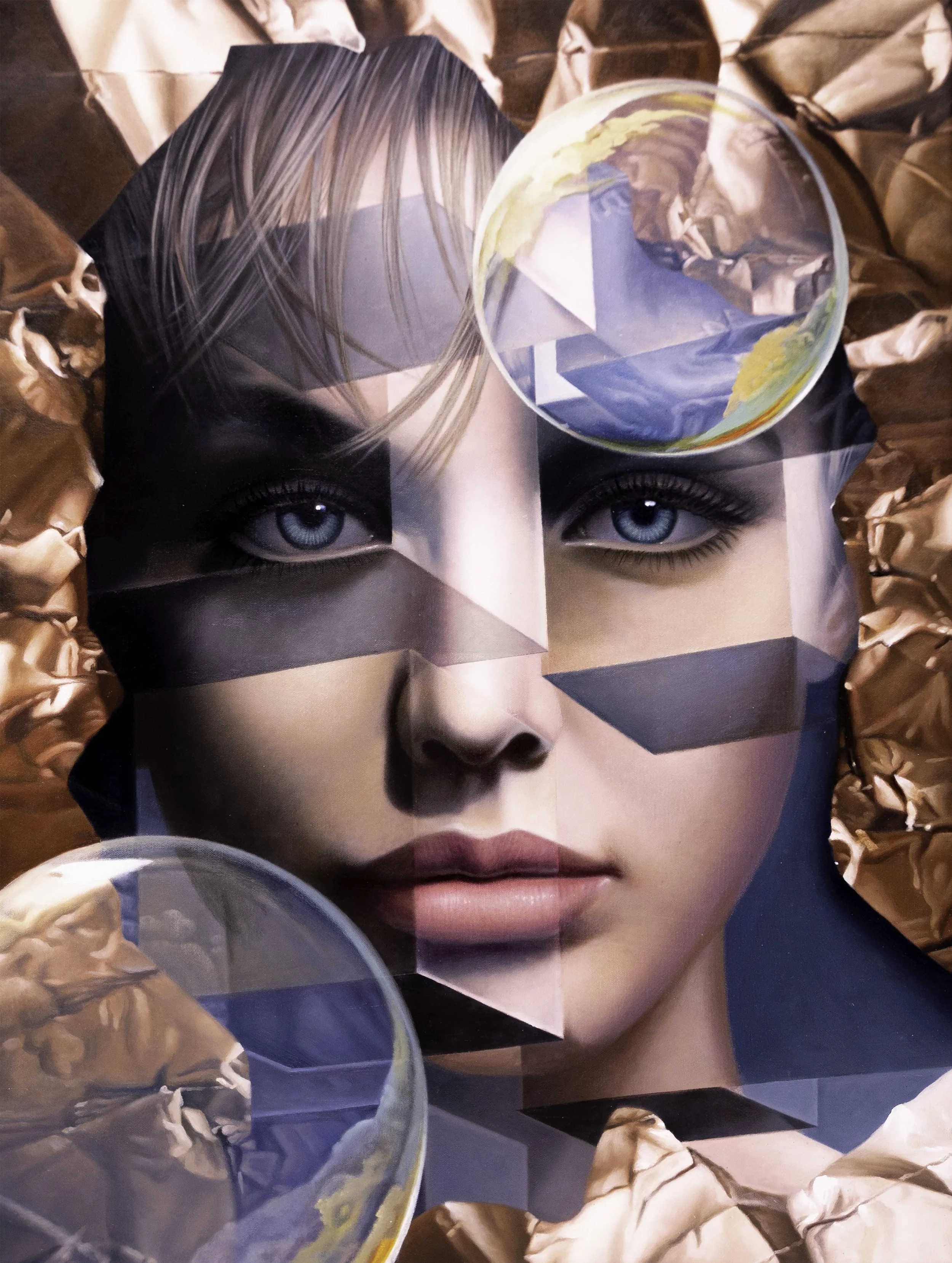 Quantum Mechanics Chaper XXV Study
Oil On Canvas
32"h x 24"w