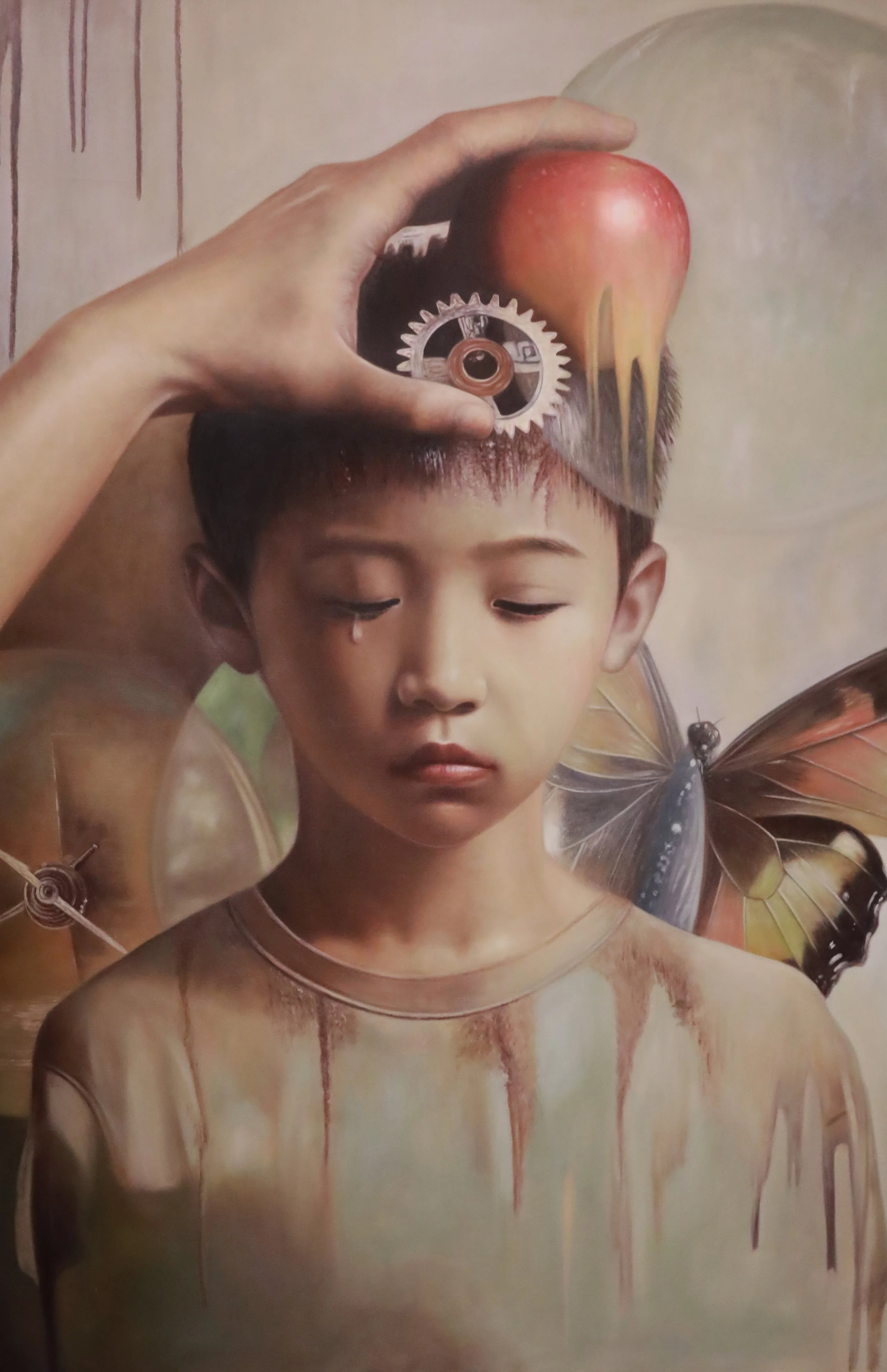 My Knowledge Heroic
oil on canvas
102"h x 70"w