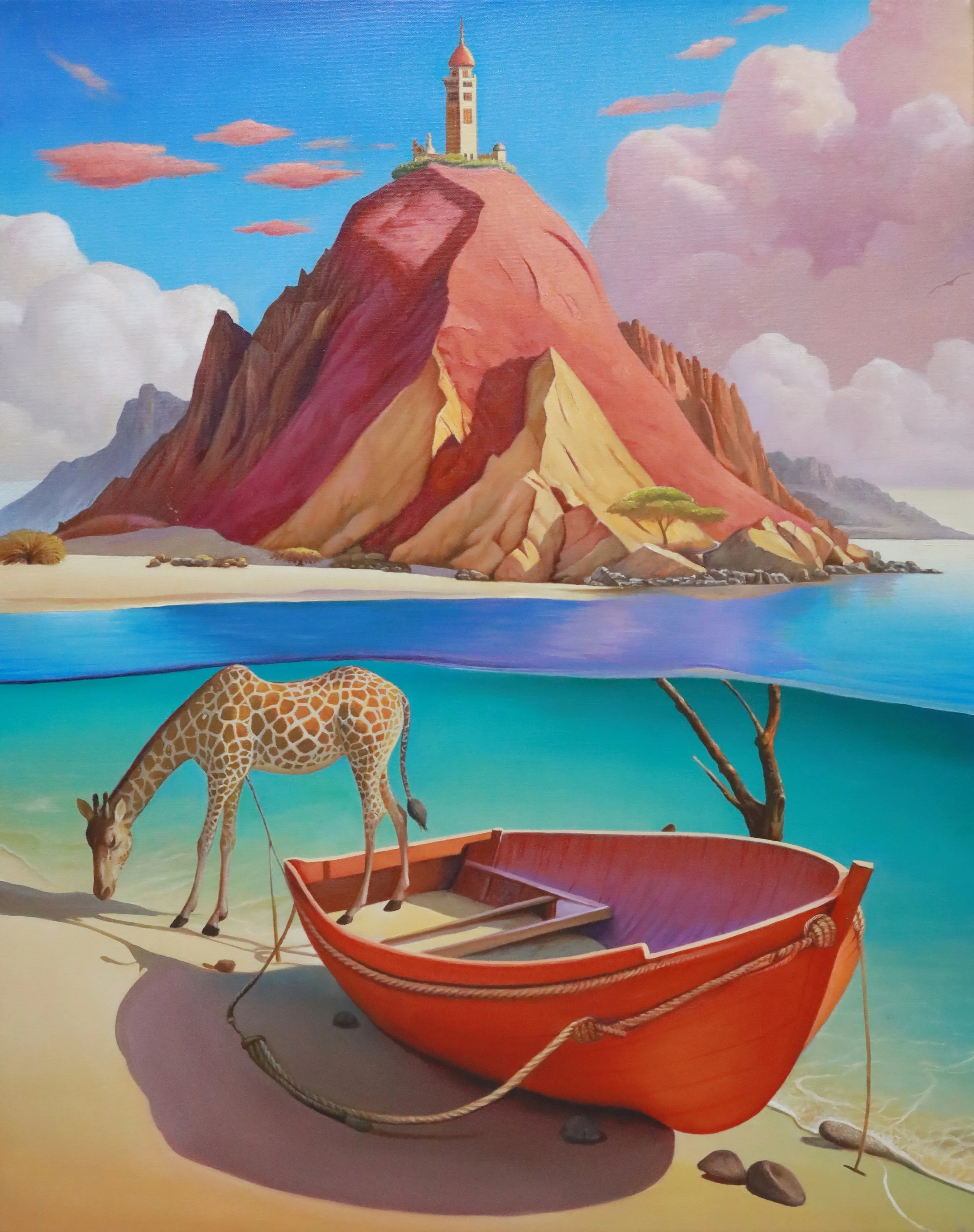 Arrival 39”H x 30”W I 99.06cm x 76.2cm