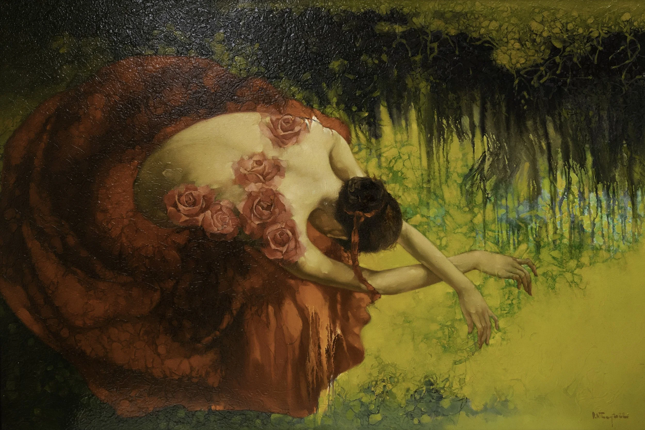 Repose
Oil On Canvas
39 x 58.5 in (99.06cm x 148.59cm)