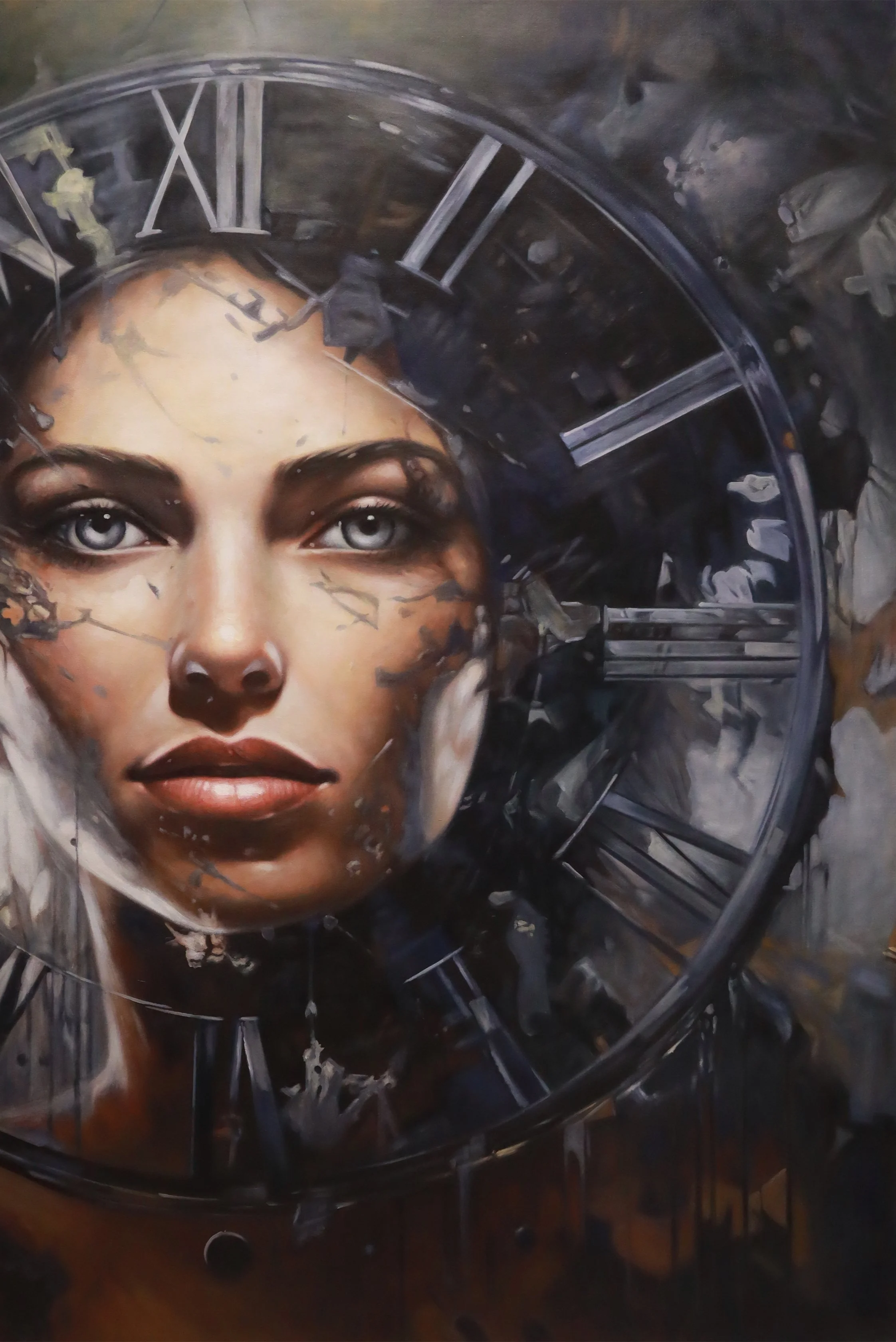 Ectropy LVI
Oil On Canvas
51"h x 34"w