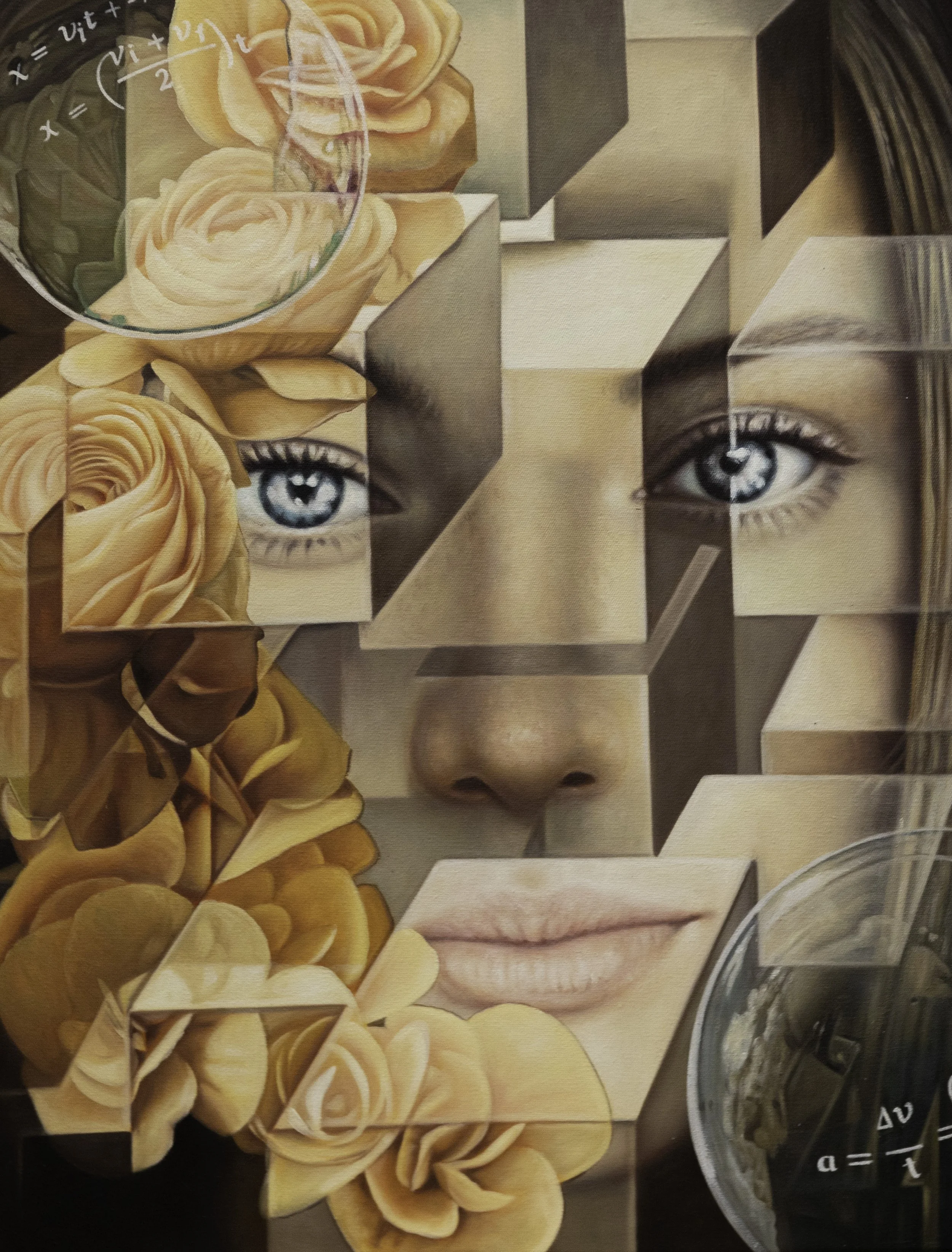 Quatum Mechanics Chapter XIX Study II
Oil On Canvas
39"h x 29.5"w