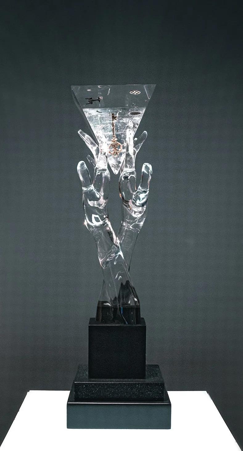 Holding Time V
Lucite
21"h x 8"w x 9"d