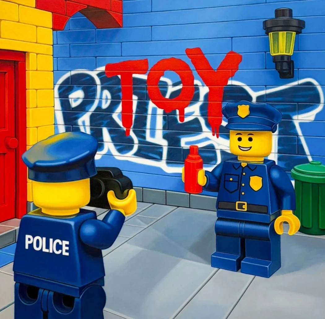 Toy
39.3”H x 39.3”W (100 cm x 100 cm)
acrylic on canvas