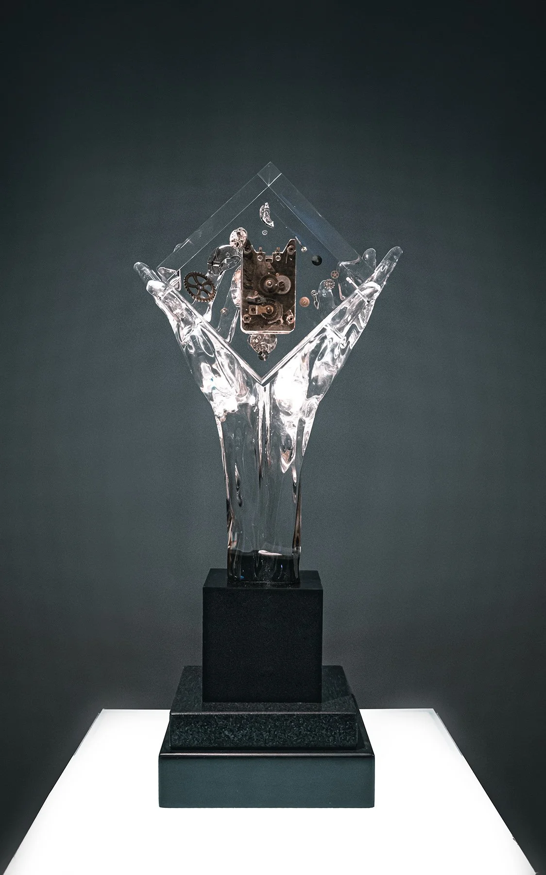 Holding Time I
Lucite
19"h x 10.5"w x 6"d
