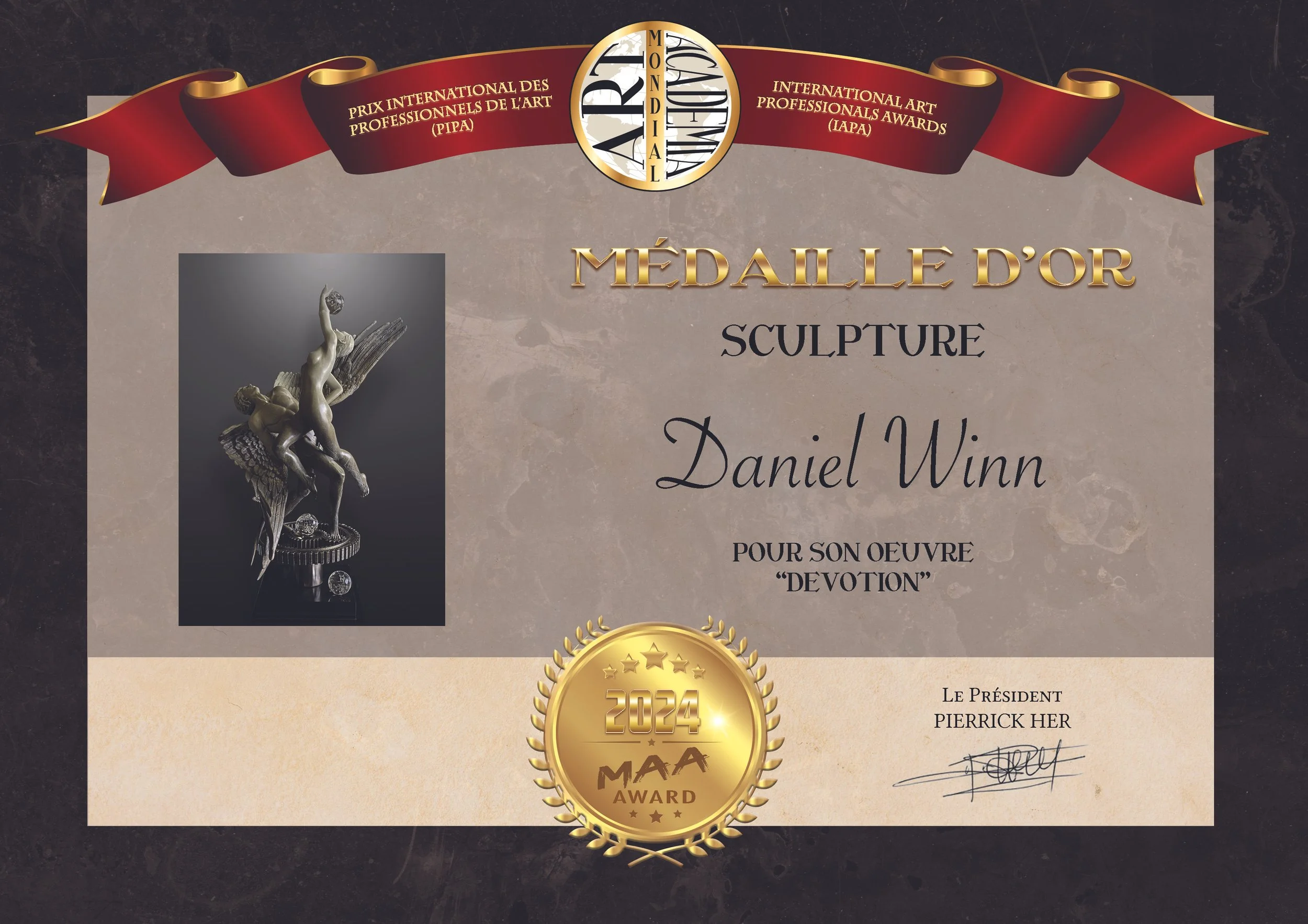 Devotion
Gold Medal Winner - Mondial Art Academia