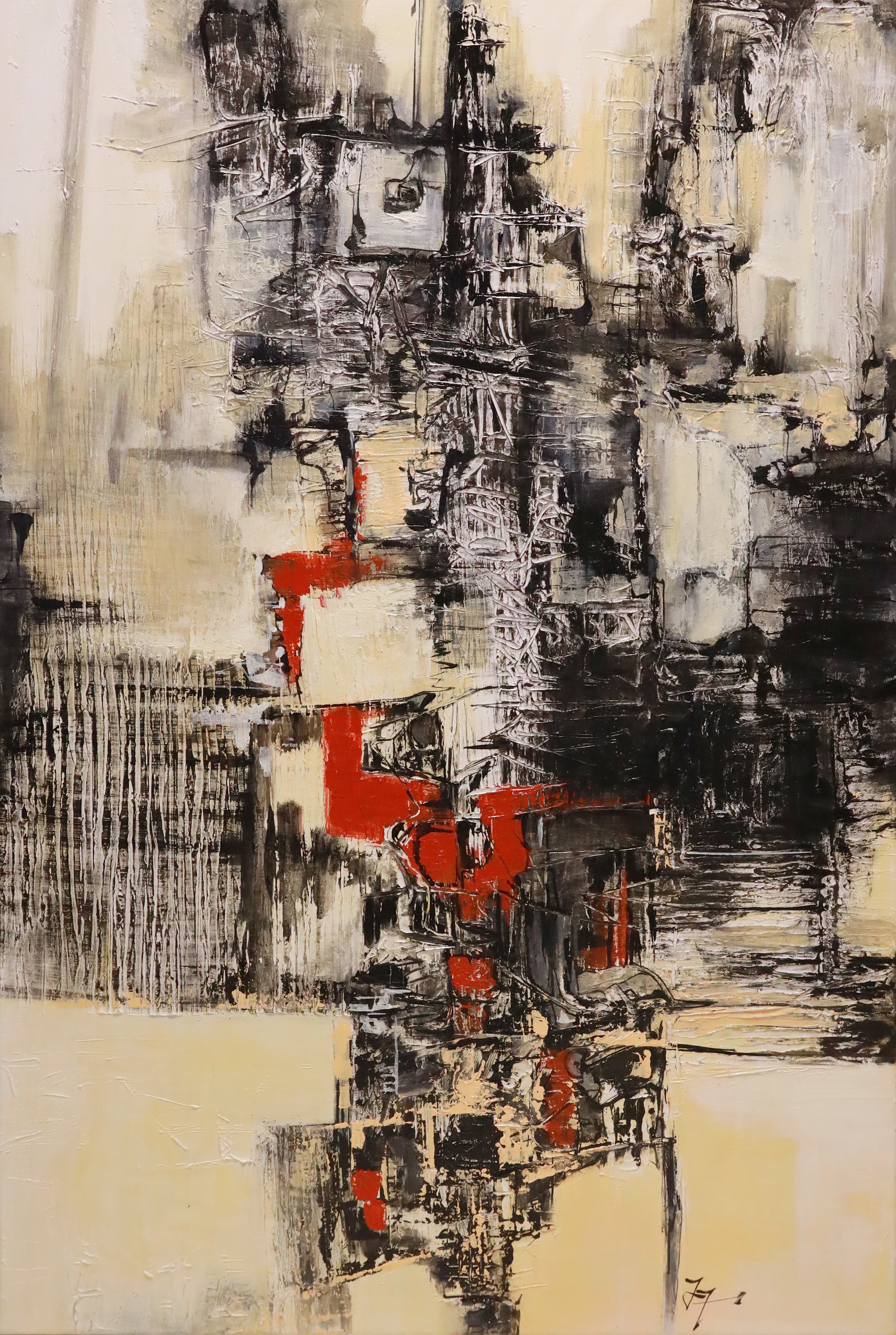 Majestic
Oil on Canvas
47"h x 31.5w" (119.38cm x 80.01cm)