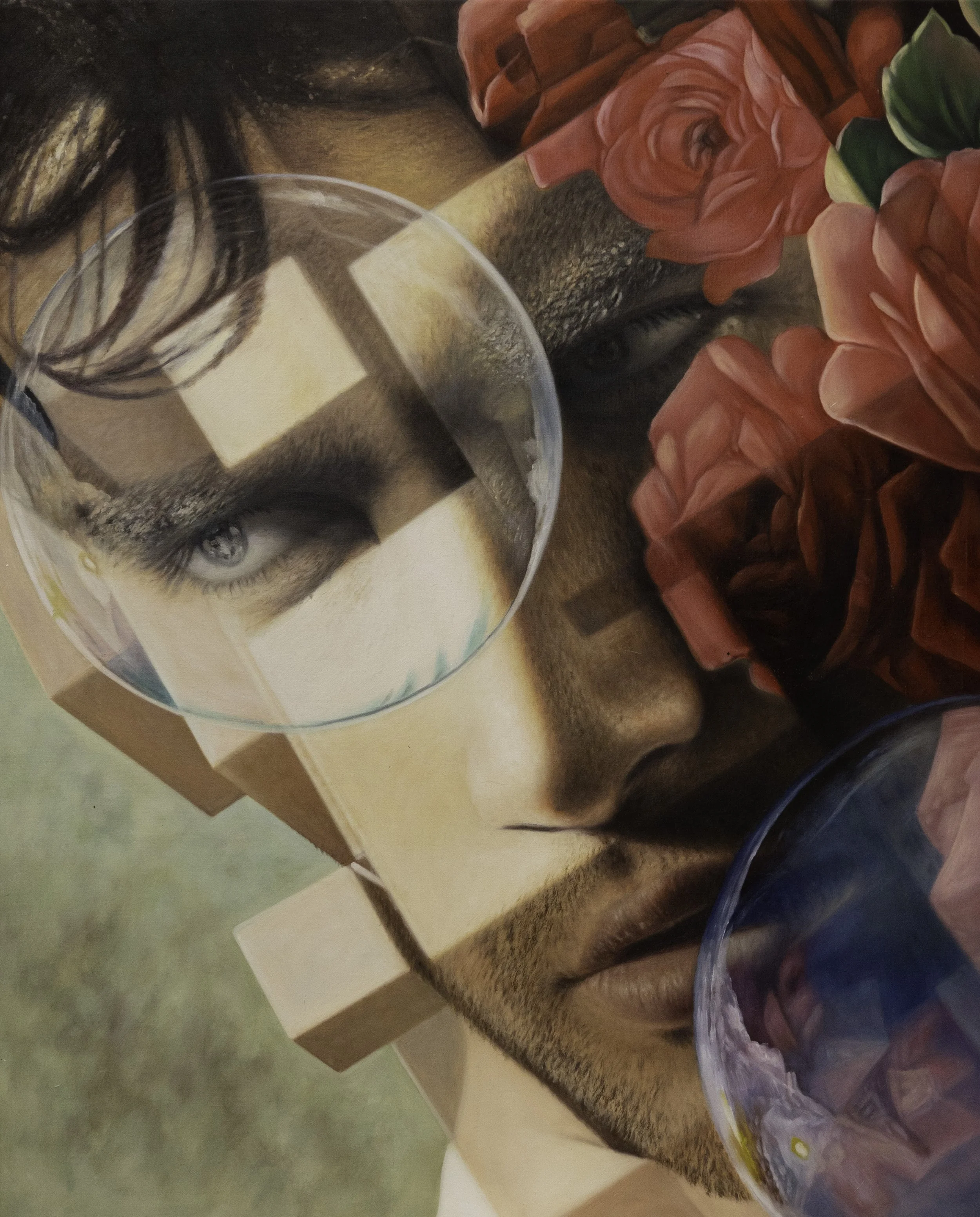 Quantum Mechanics Chapter XXXII Study
Oil On Canvas
39"h x 31.5"w