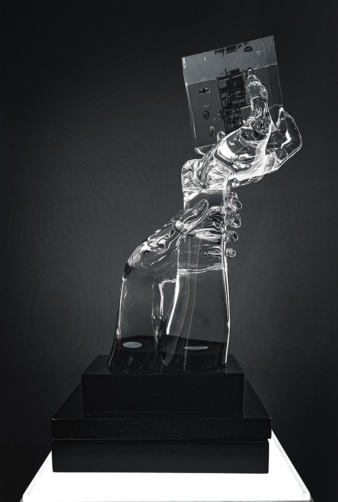 Holding Time XI
Lucite
22"h x 14.5"w x 8.5"d