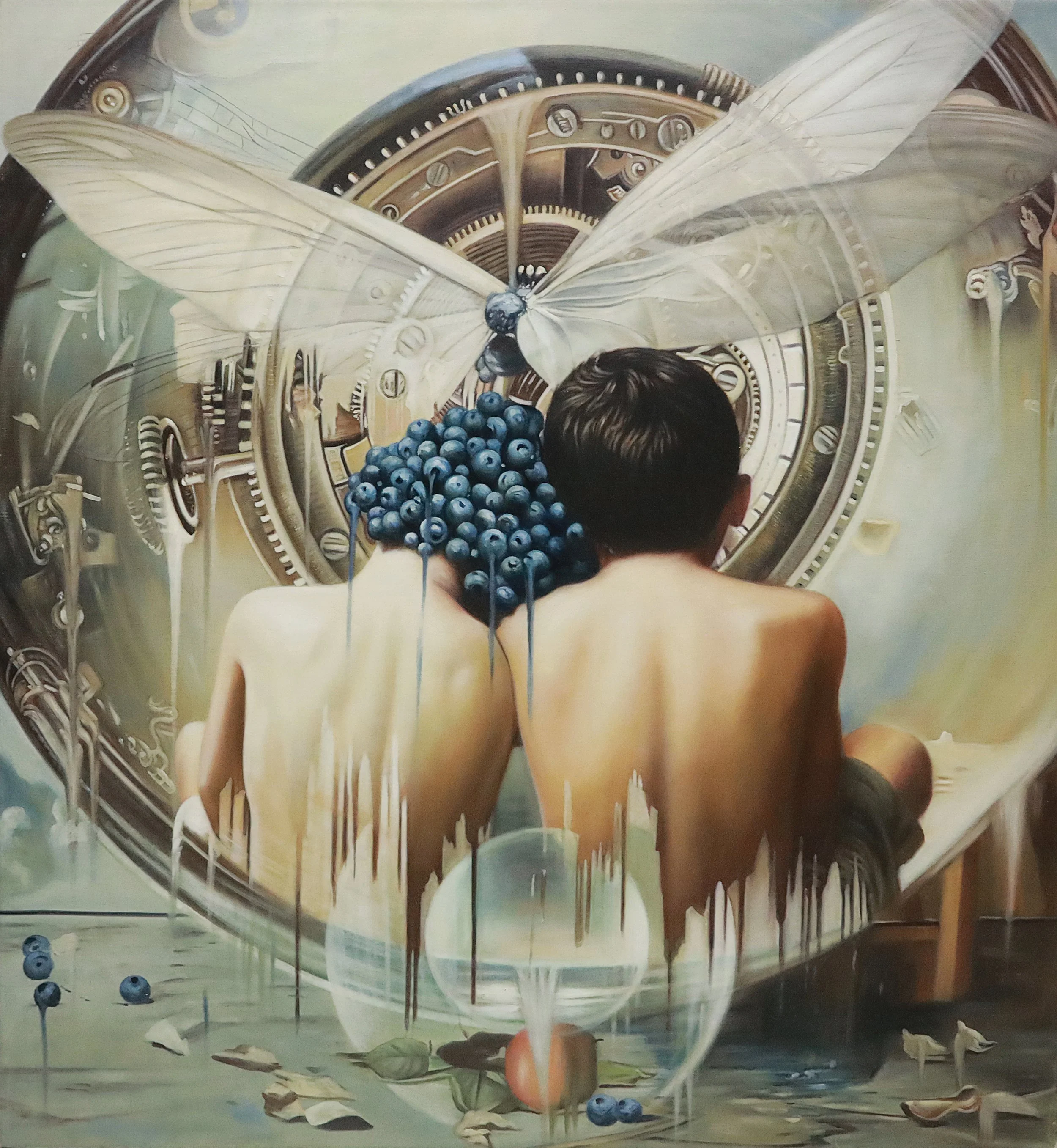 Acceptance
oil on canvas
39"h x 39.75"w