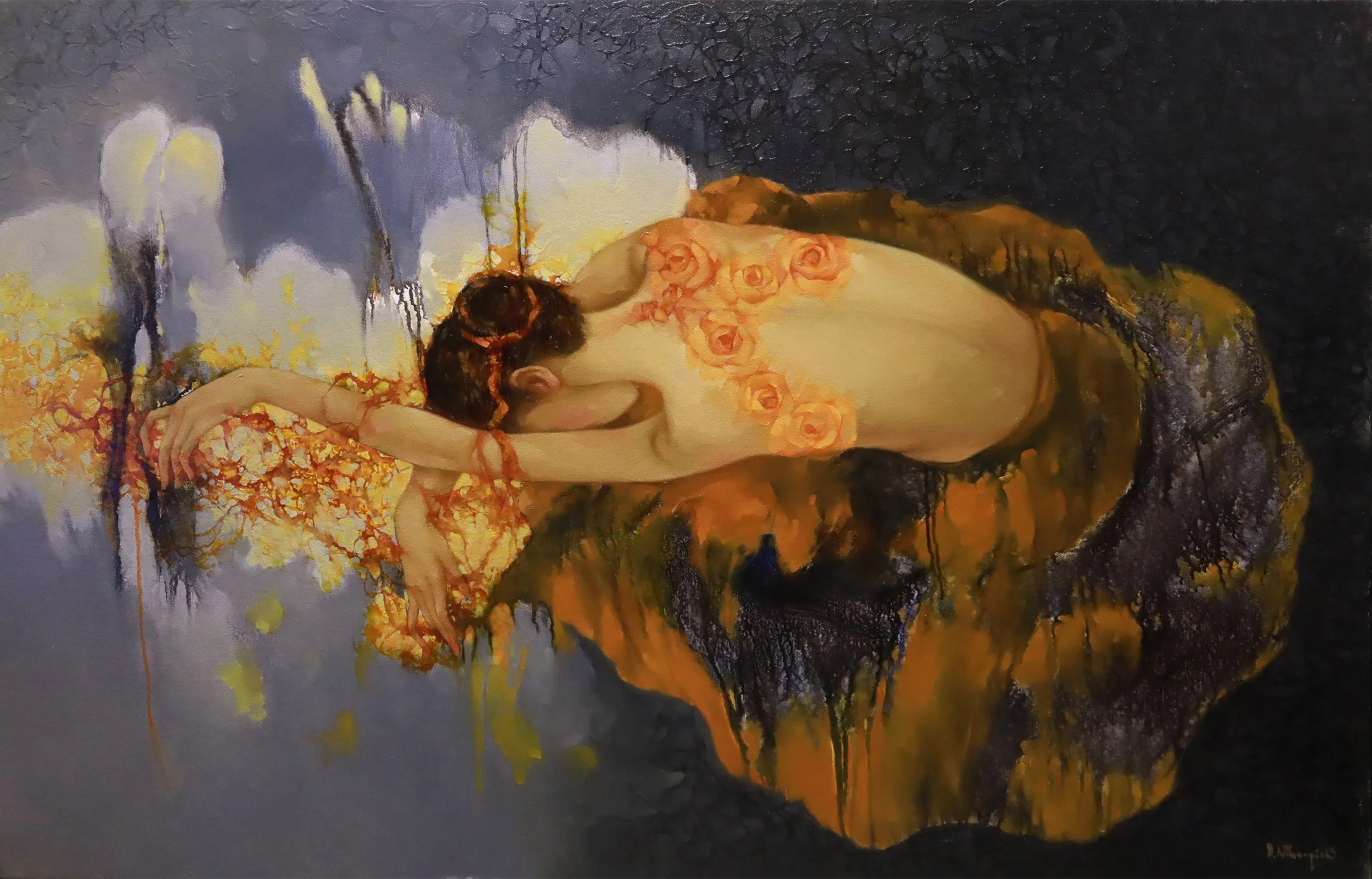 Emerge
Oil On Canvas
59 x 39 in (149.86cm x 99.06 cm)