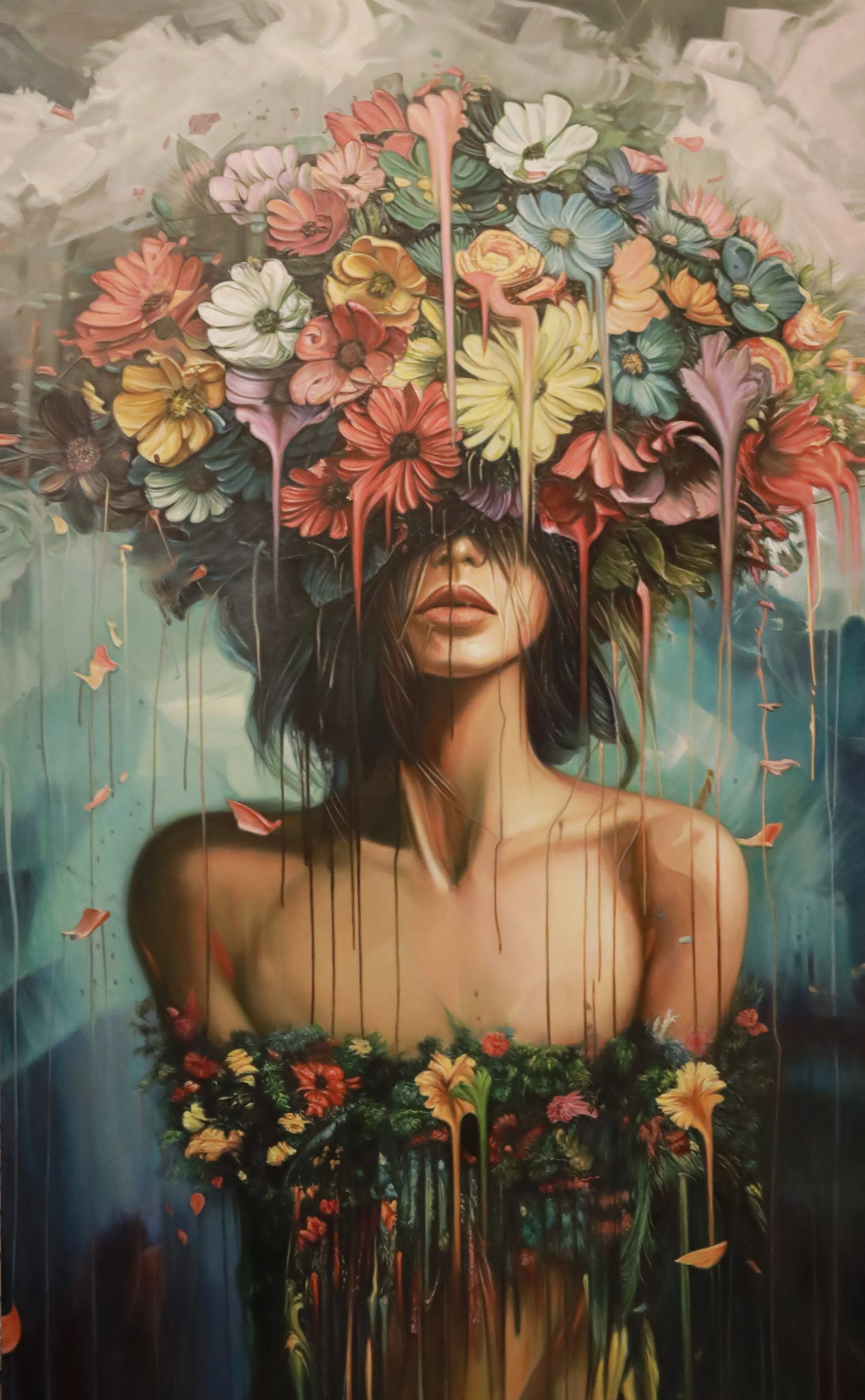 Earth Heroic
Oil On Canvas
102"h x 63"w
