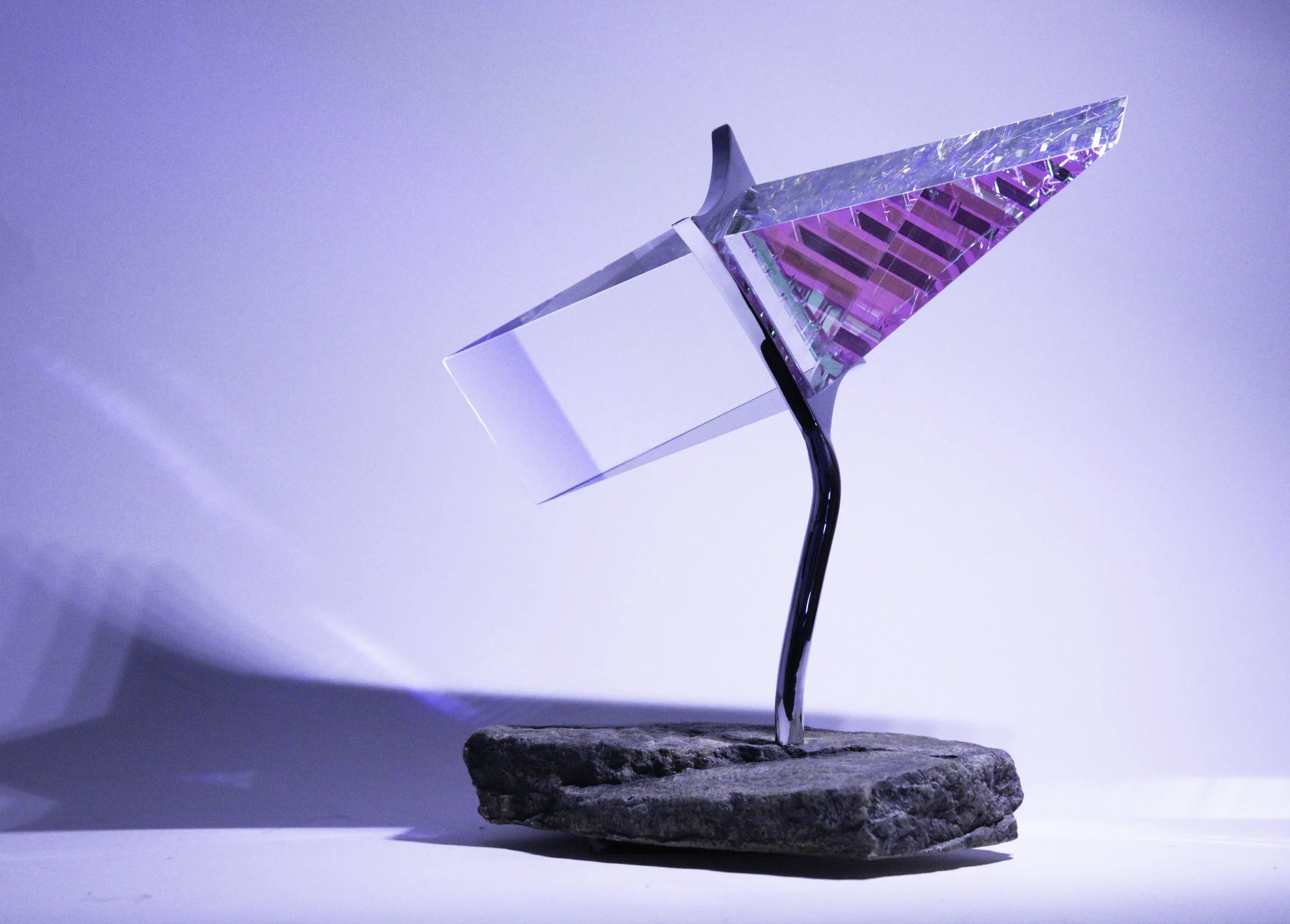 New Dawn
Glass Sculpture
13"h x 13" w x 6.5"d
(33.02cm x 33.02cm x 16.51cm)