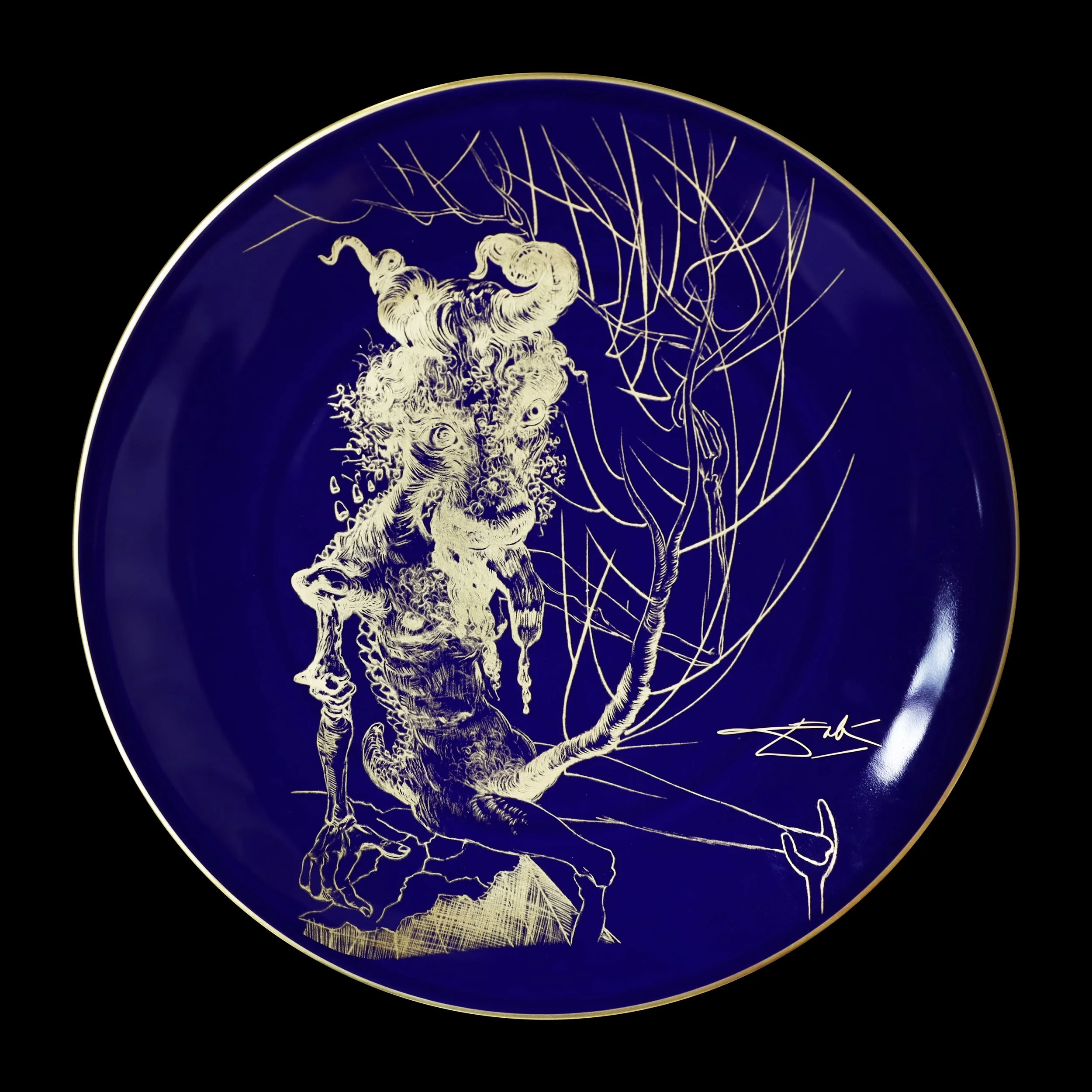 Argillet Limoges – Golden Veal
Limoges Dine Art Plate
8” Diameter (20.32cm)